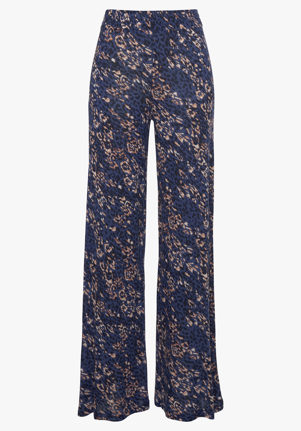 Vivance pantalon en jersey - bleu-rose imprimé