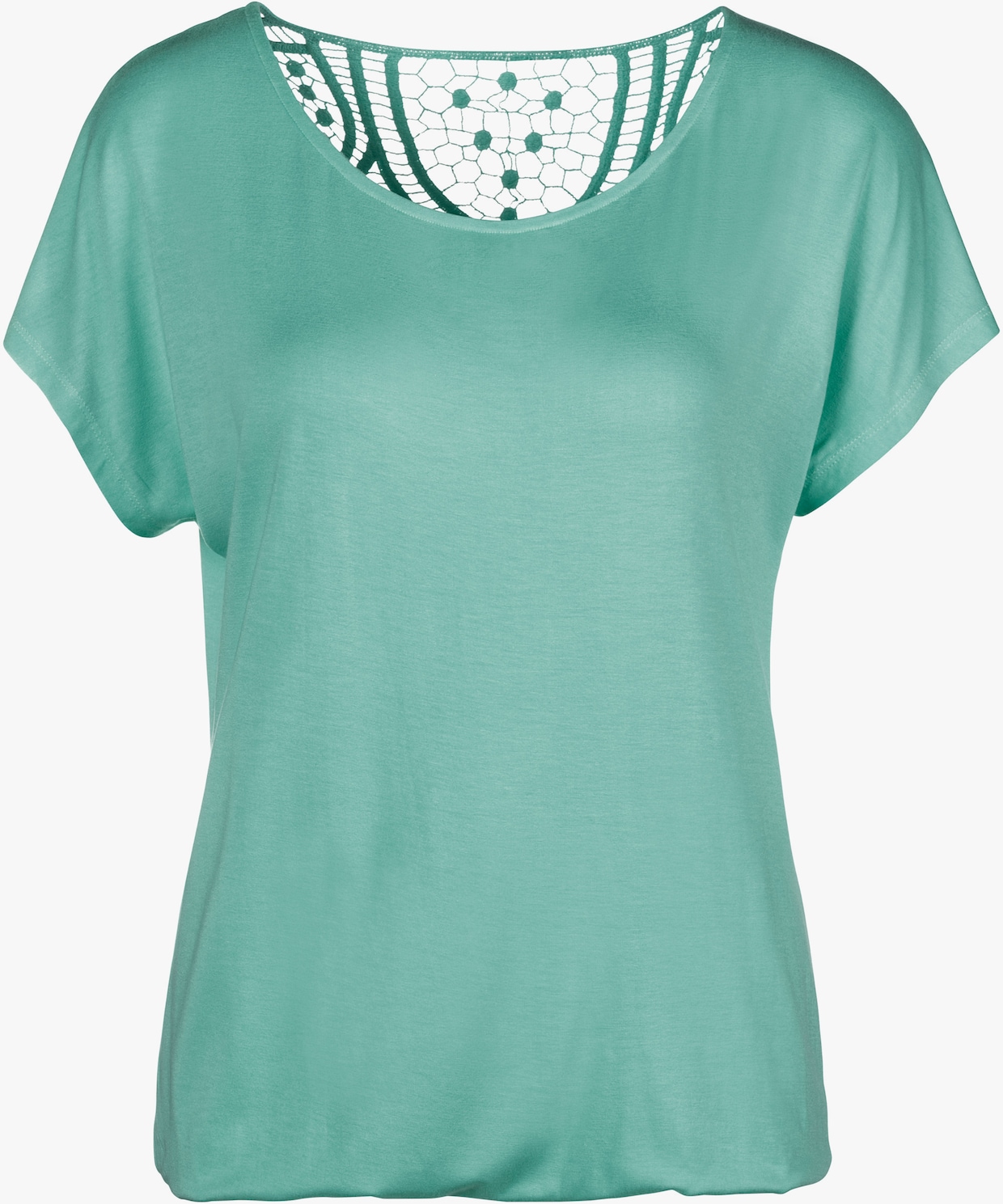 Vivance Shirt met korte mouwen - mint, crème
