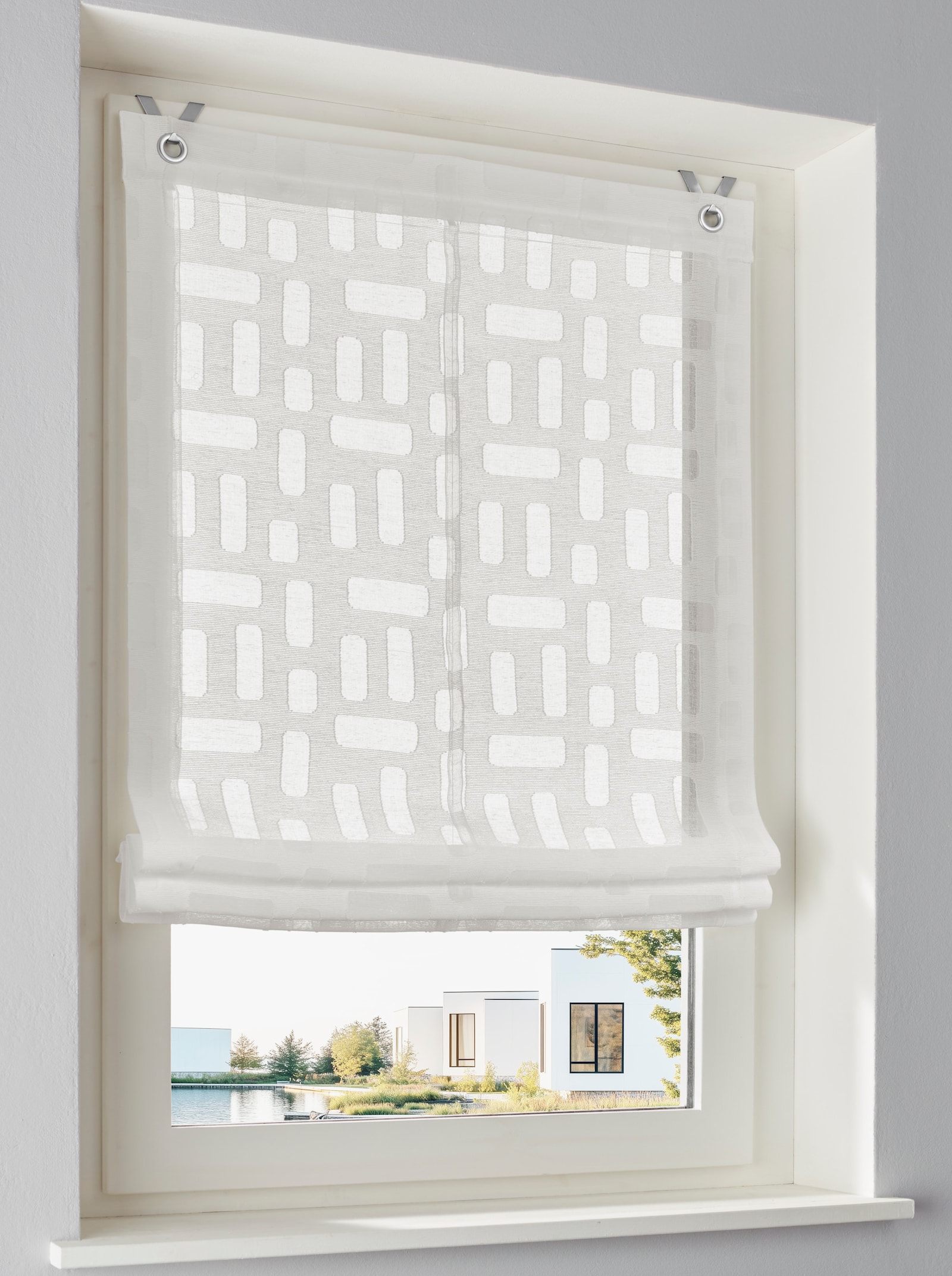 heine home Raffrollo - weiß