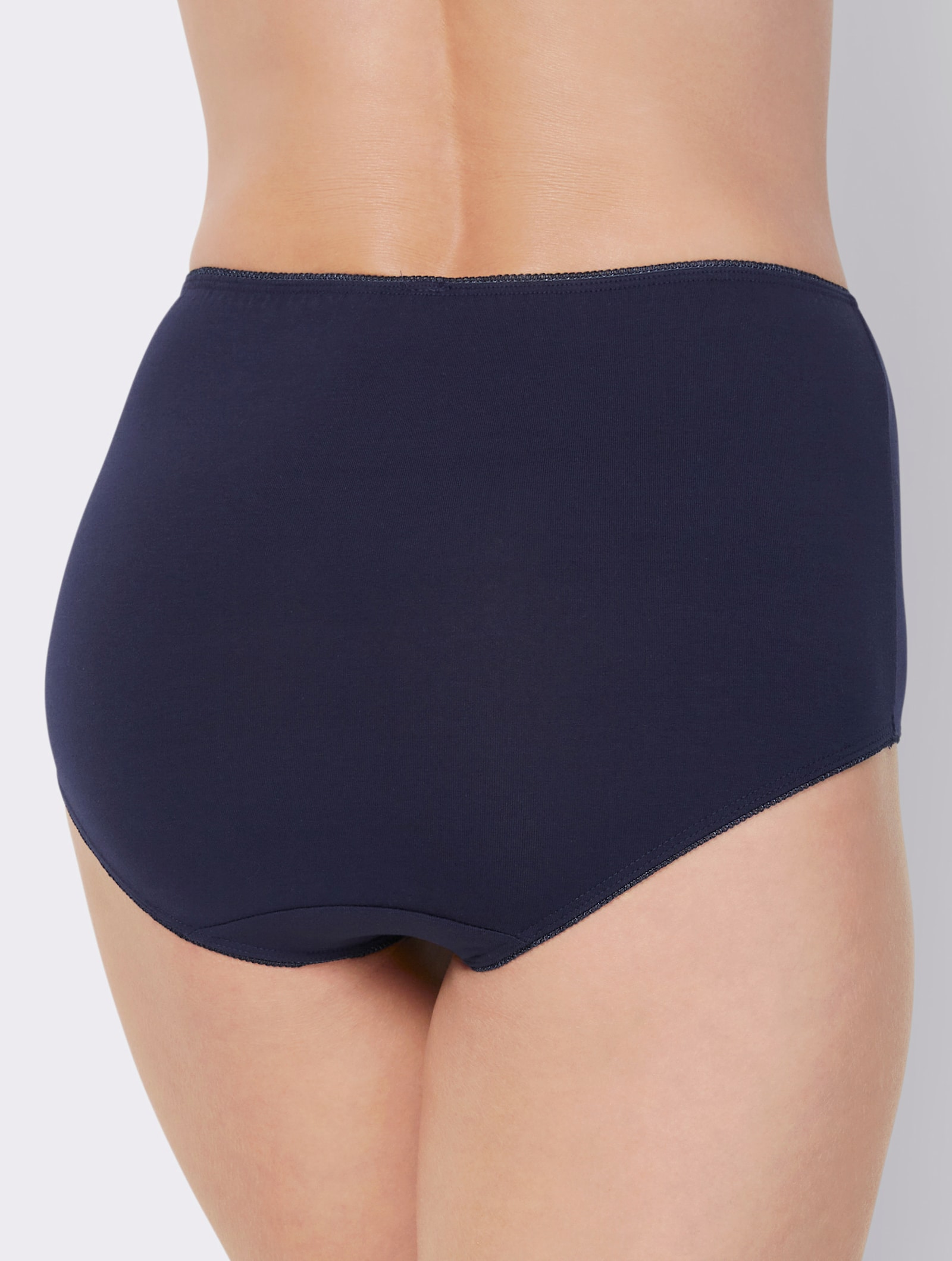 wäschepur Tailleslip met dubbel kruisje - zwart + topaas + marine + bordeaux