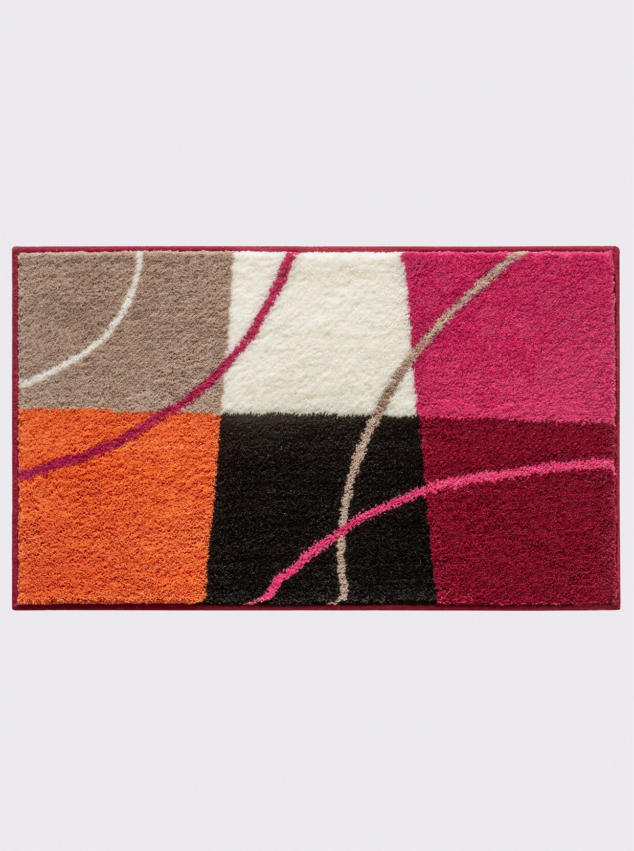 Grund Badmat - pink/oranje
