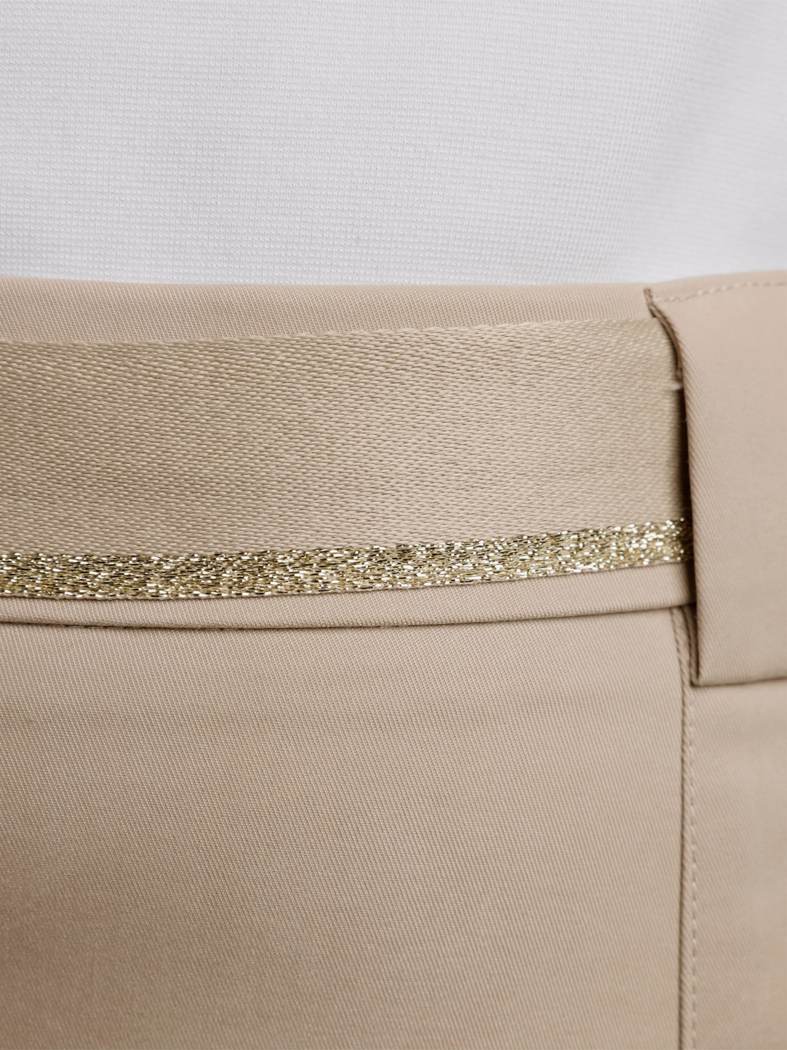 CREATION L PREMIUM A-Linien-Rock inklusive Gürtel - beige