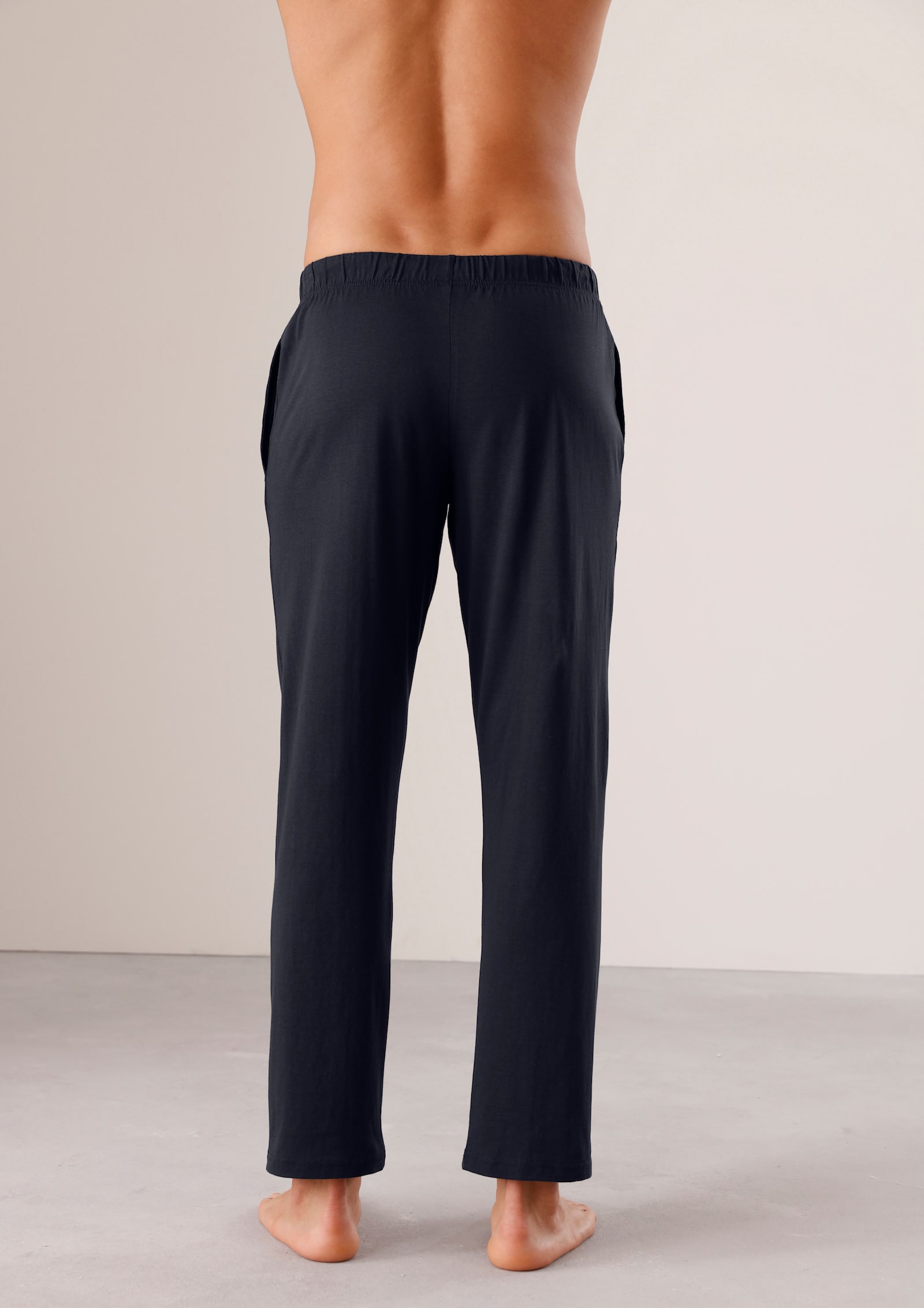 Freizeithose im Doppelpack - grau-meliert + marine