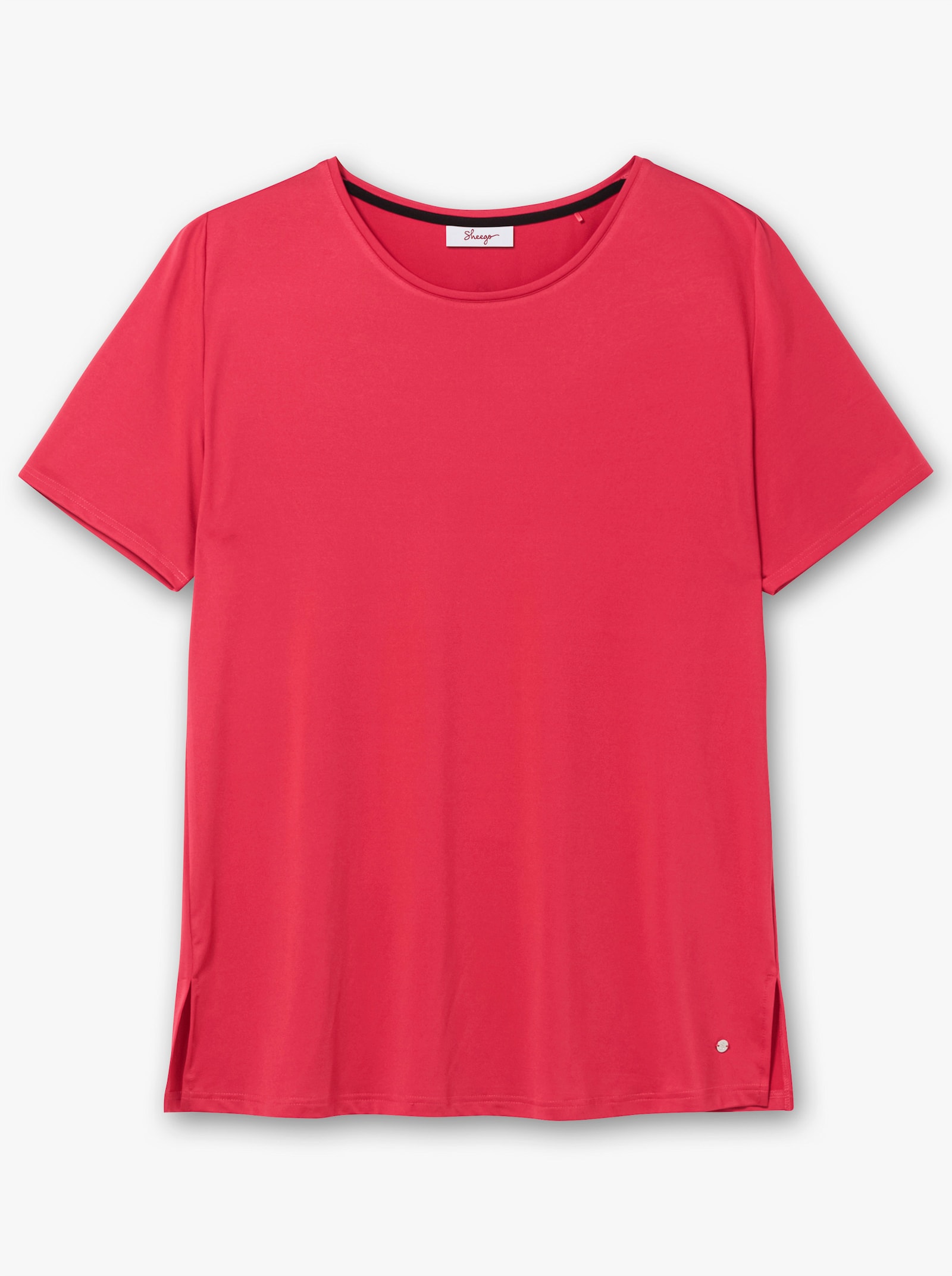 sheego Funktionsshirt in Longform - sorbet pink