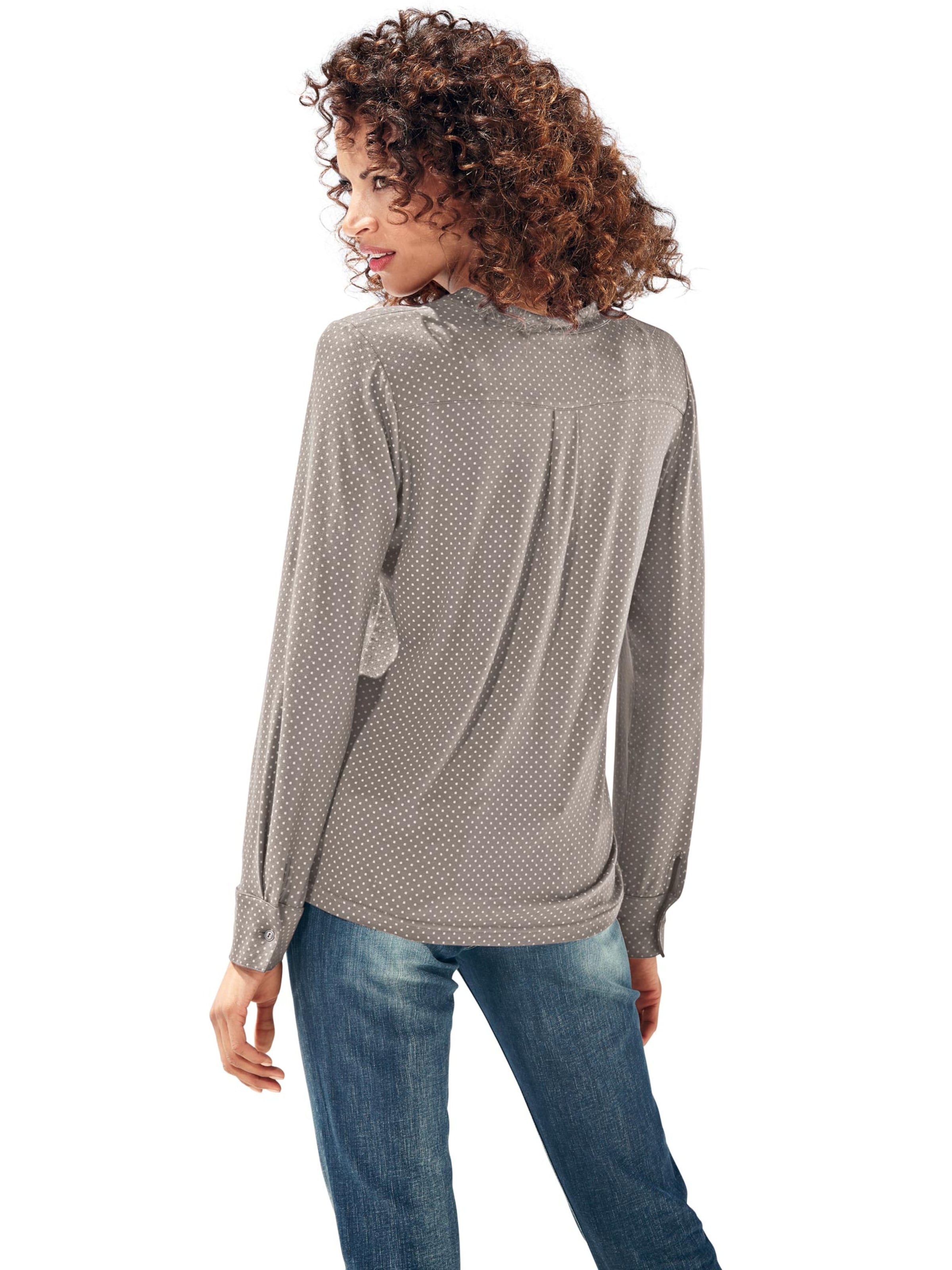 Damenmode Blusen Best Connections Blusenshirt in taupe 
