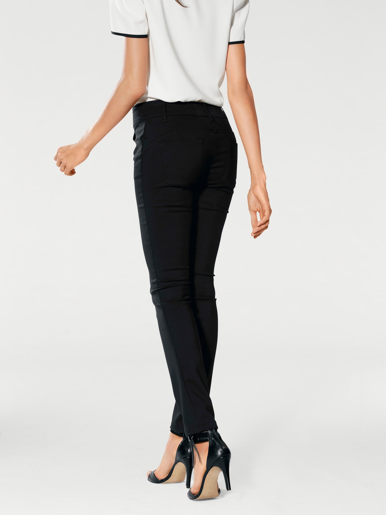 heine Pantalon effet ventre plat - noir