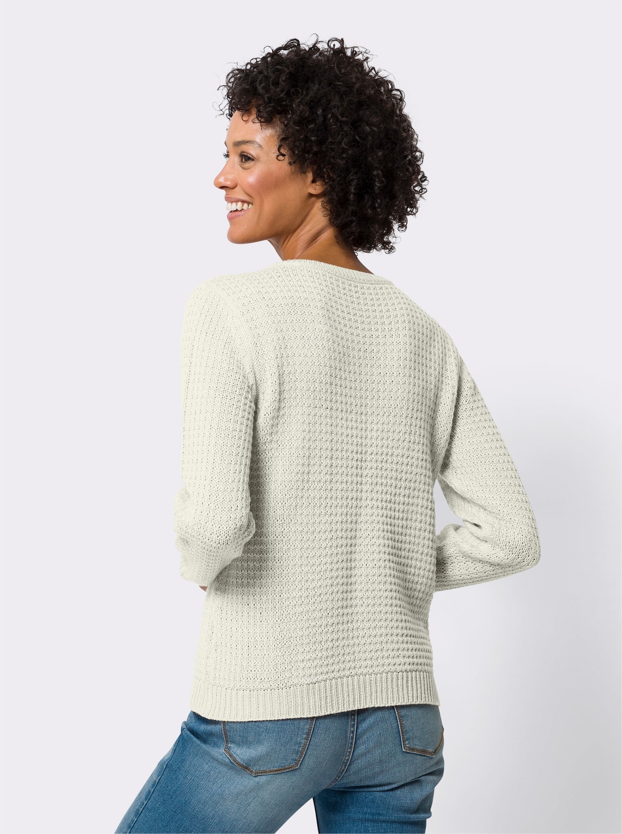 Pullover met lange mouwen - ecru