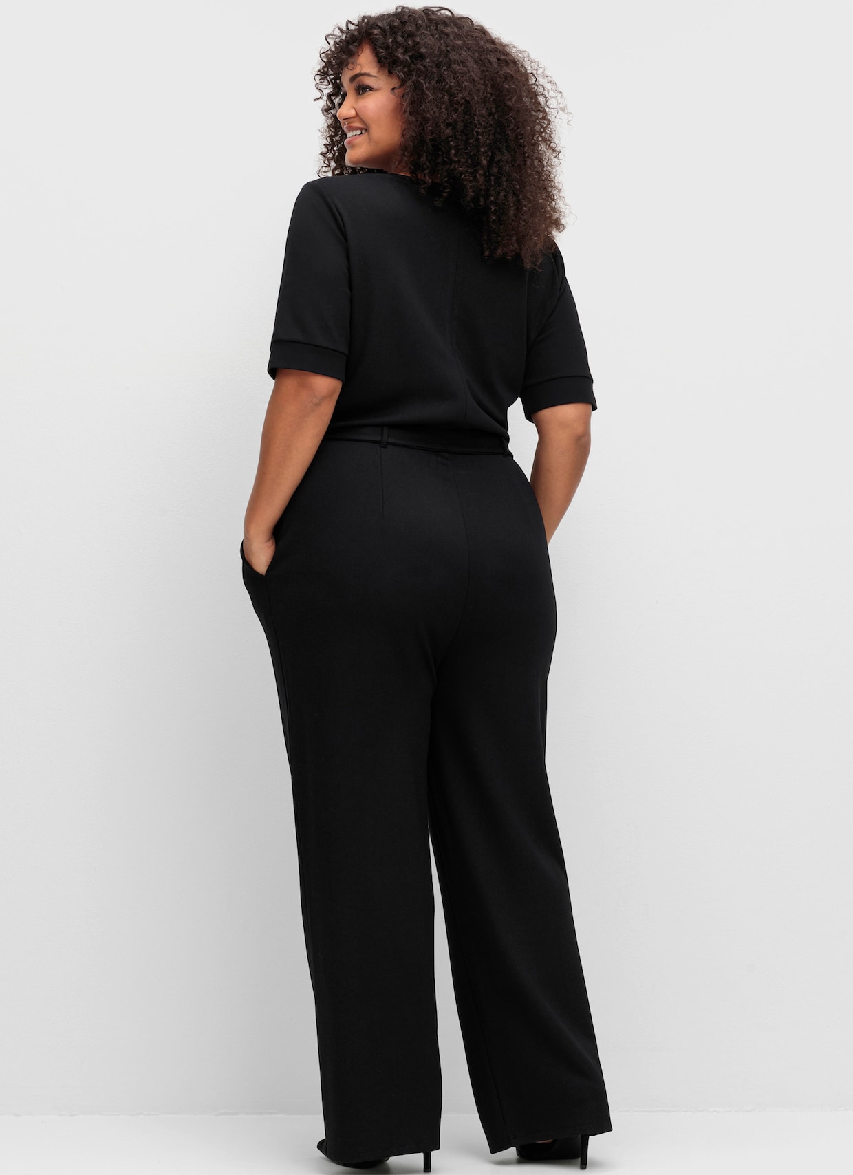 sheego by Joe Browns Jumpsuit - zwart