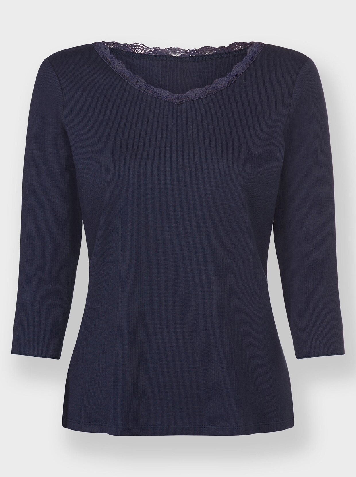 Shirt met 3/4-mouw - marine