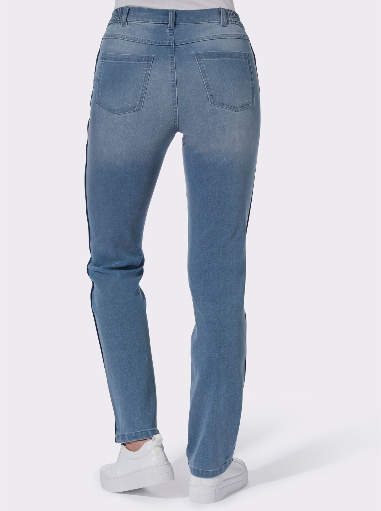Jeans - blue-bleached