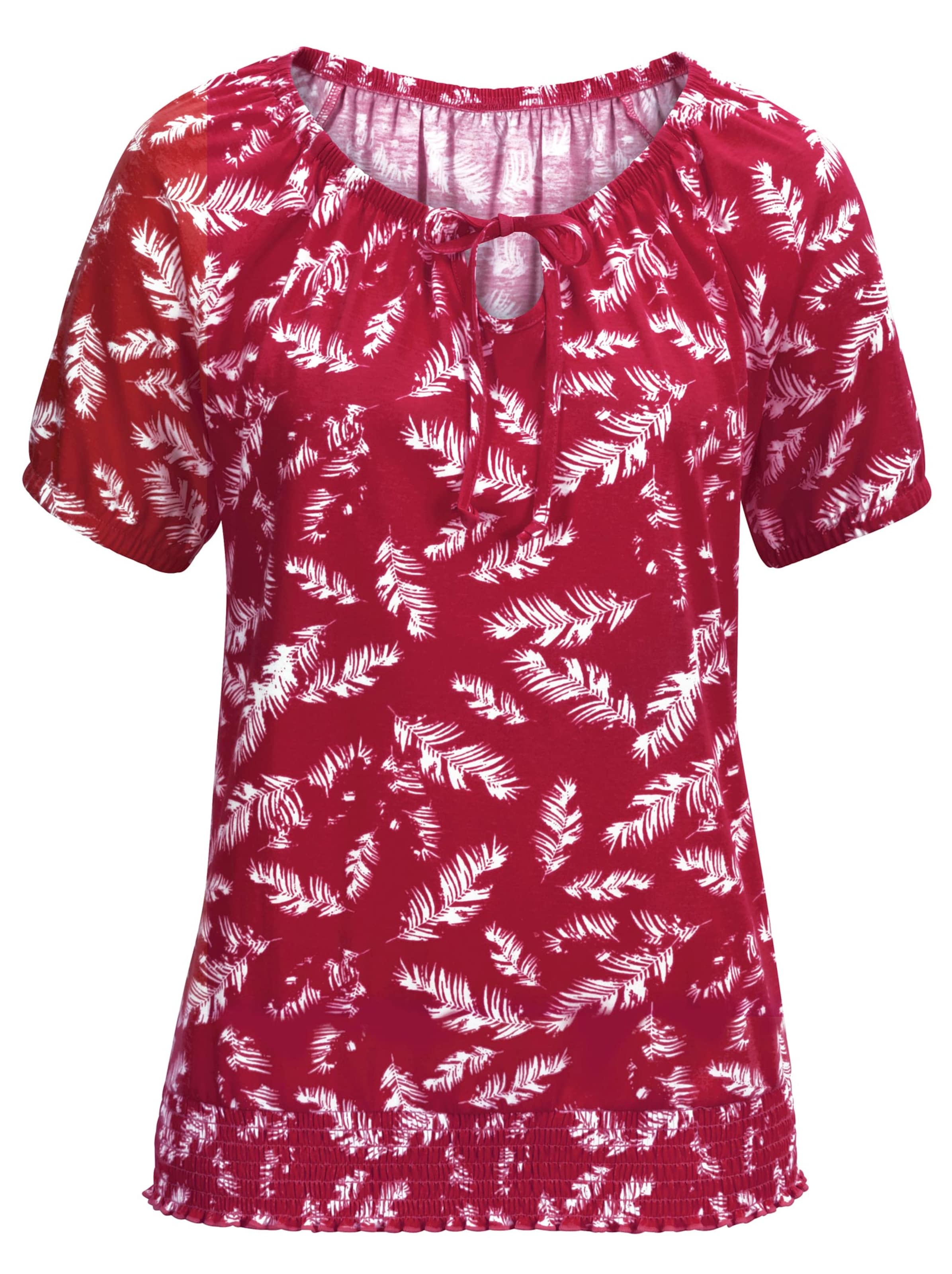 Shirt - bordeaux-gemustert