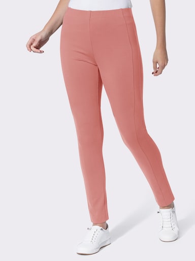 heine Jerseyhose mit Dehnbund - rosenholz
