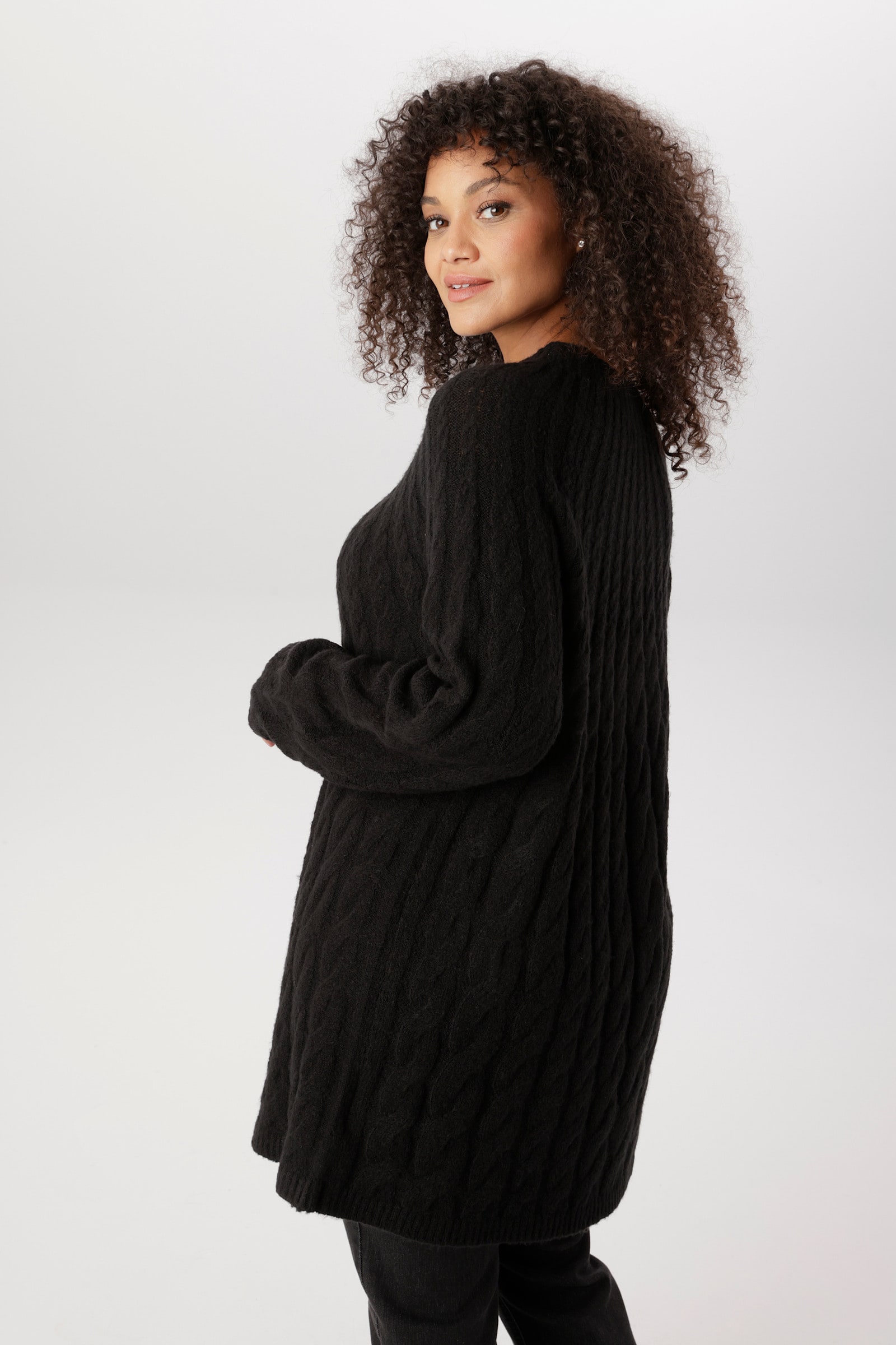 Aniston PLUS Strickpullover - schwarz