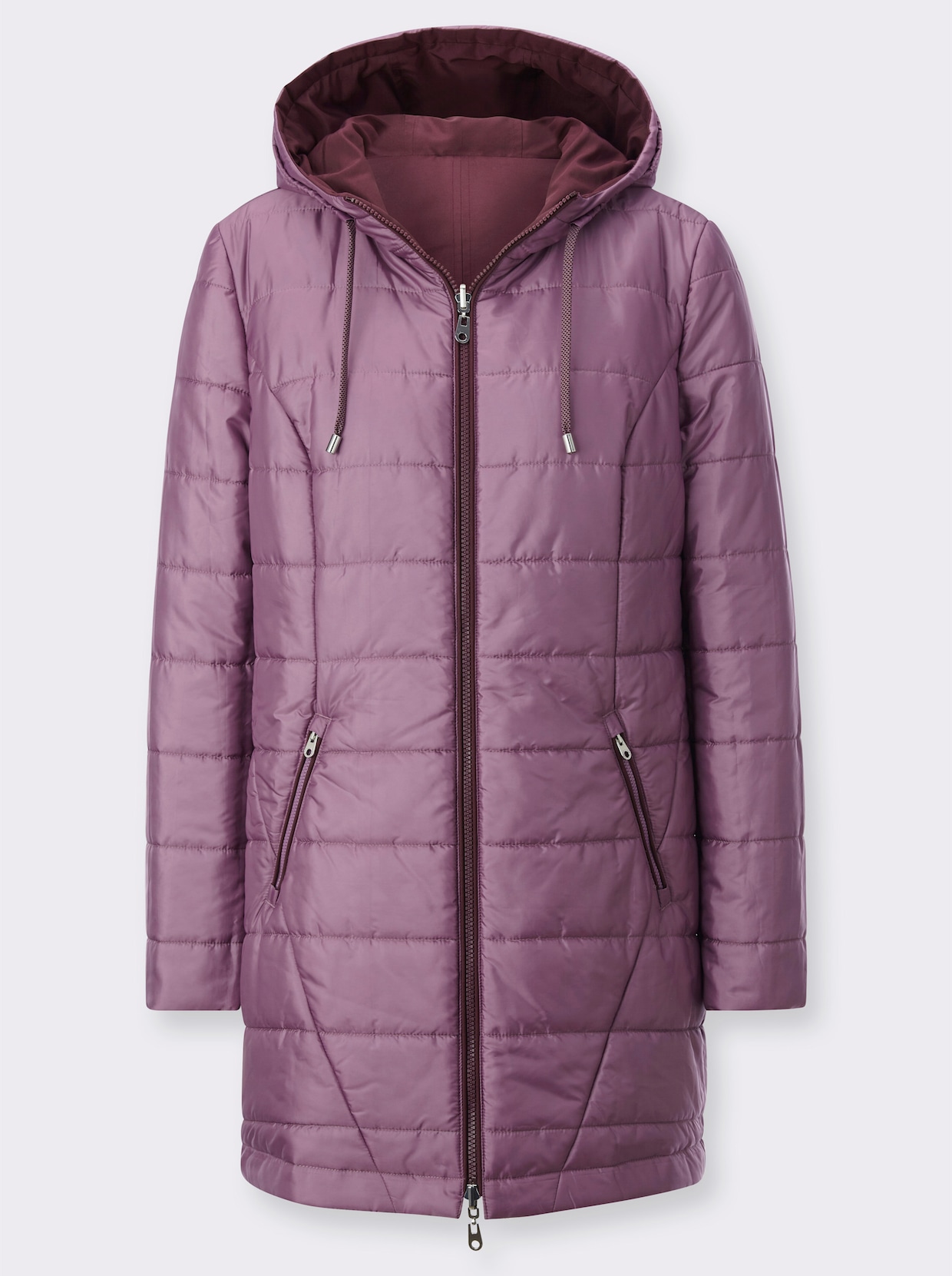 Wendejacke - burgund-violett