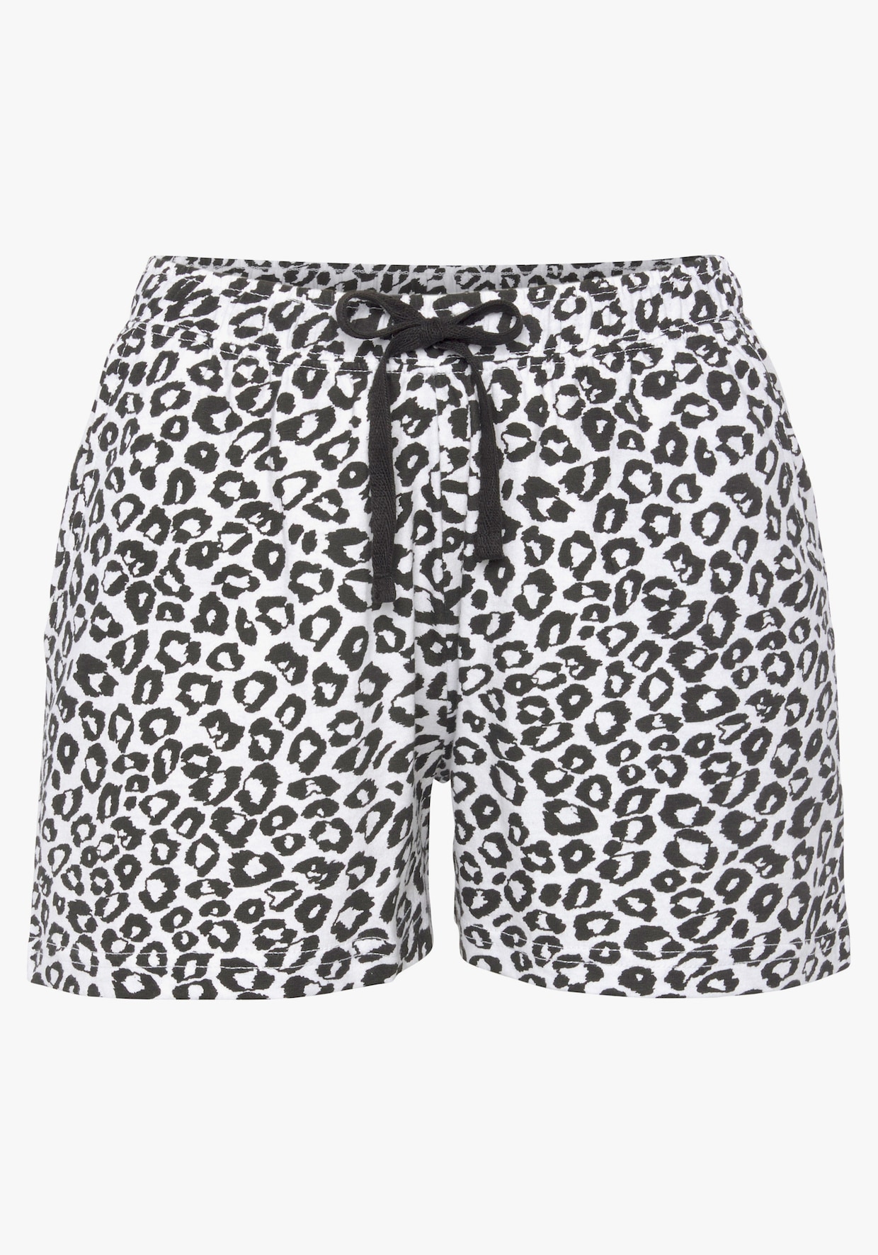 Vivance Dreams Short de pyjama - noir-blanc à motifs