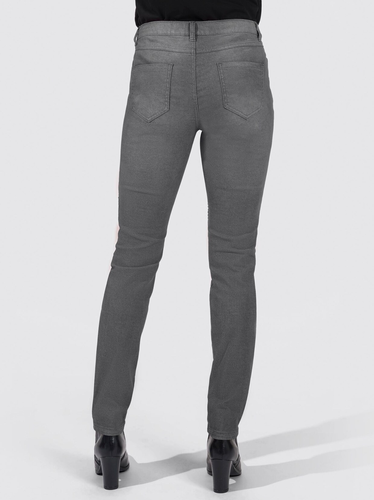 Jeans - grey-denim