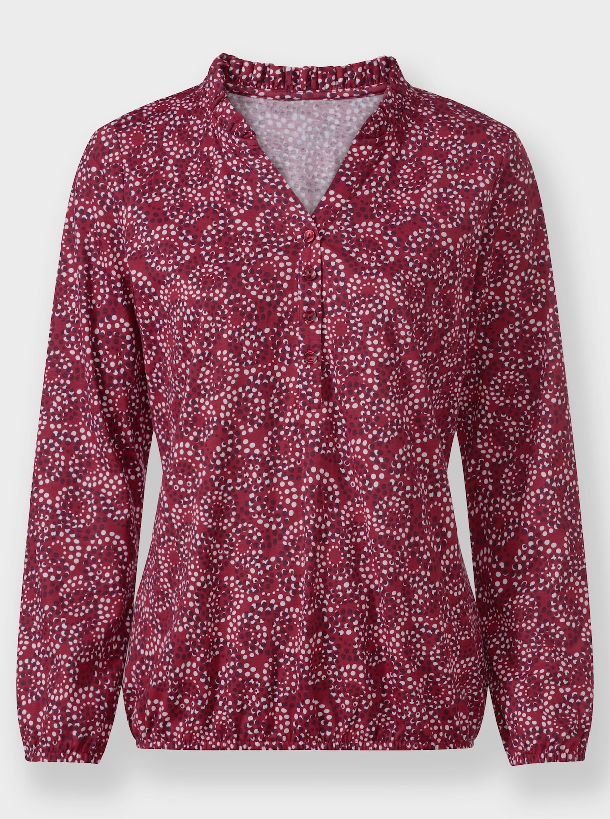 Print-Shirt - kirsche-bedruckt