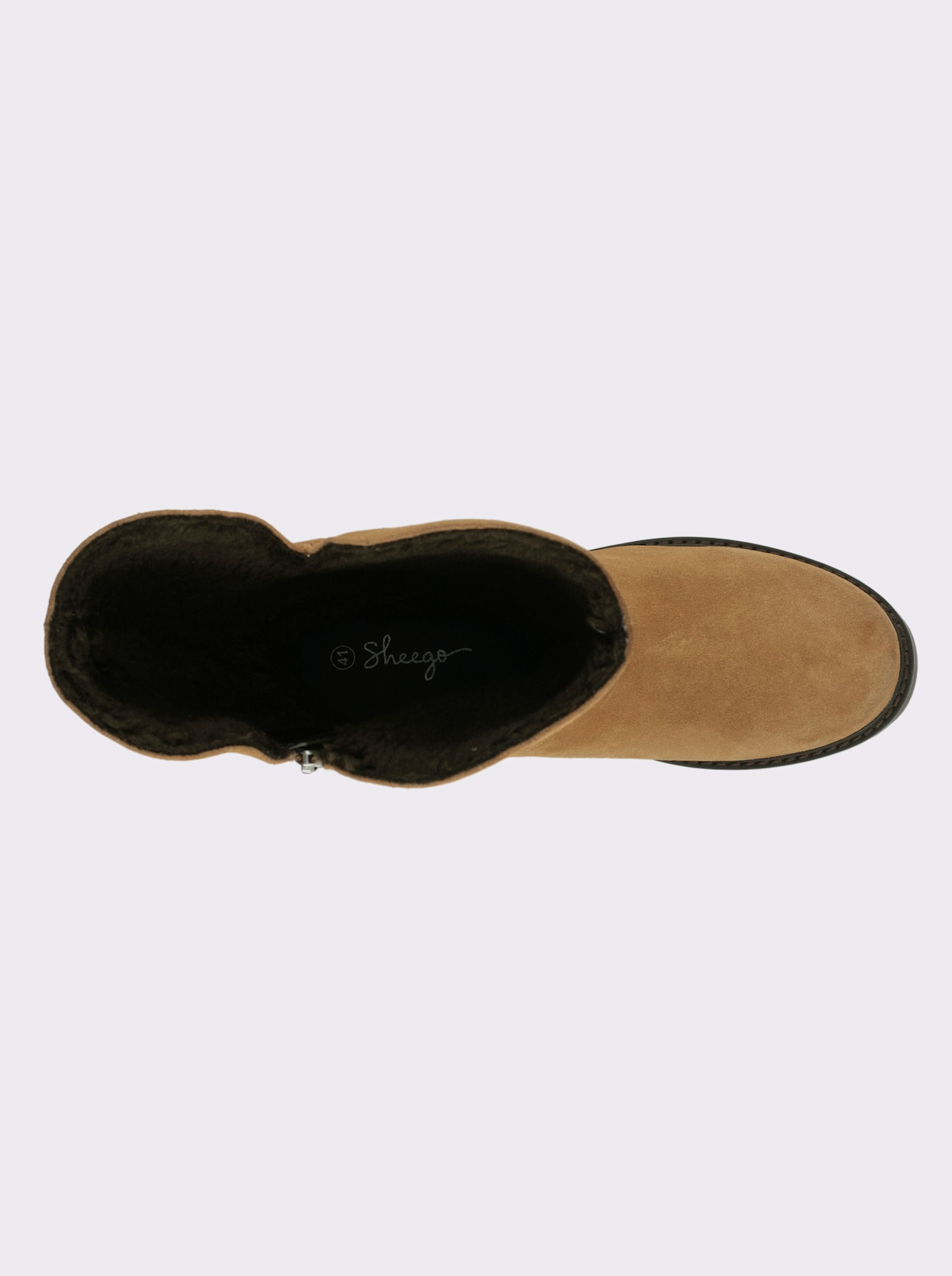 sheego Weitschaftstiefel - cognac