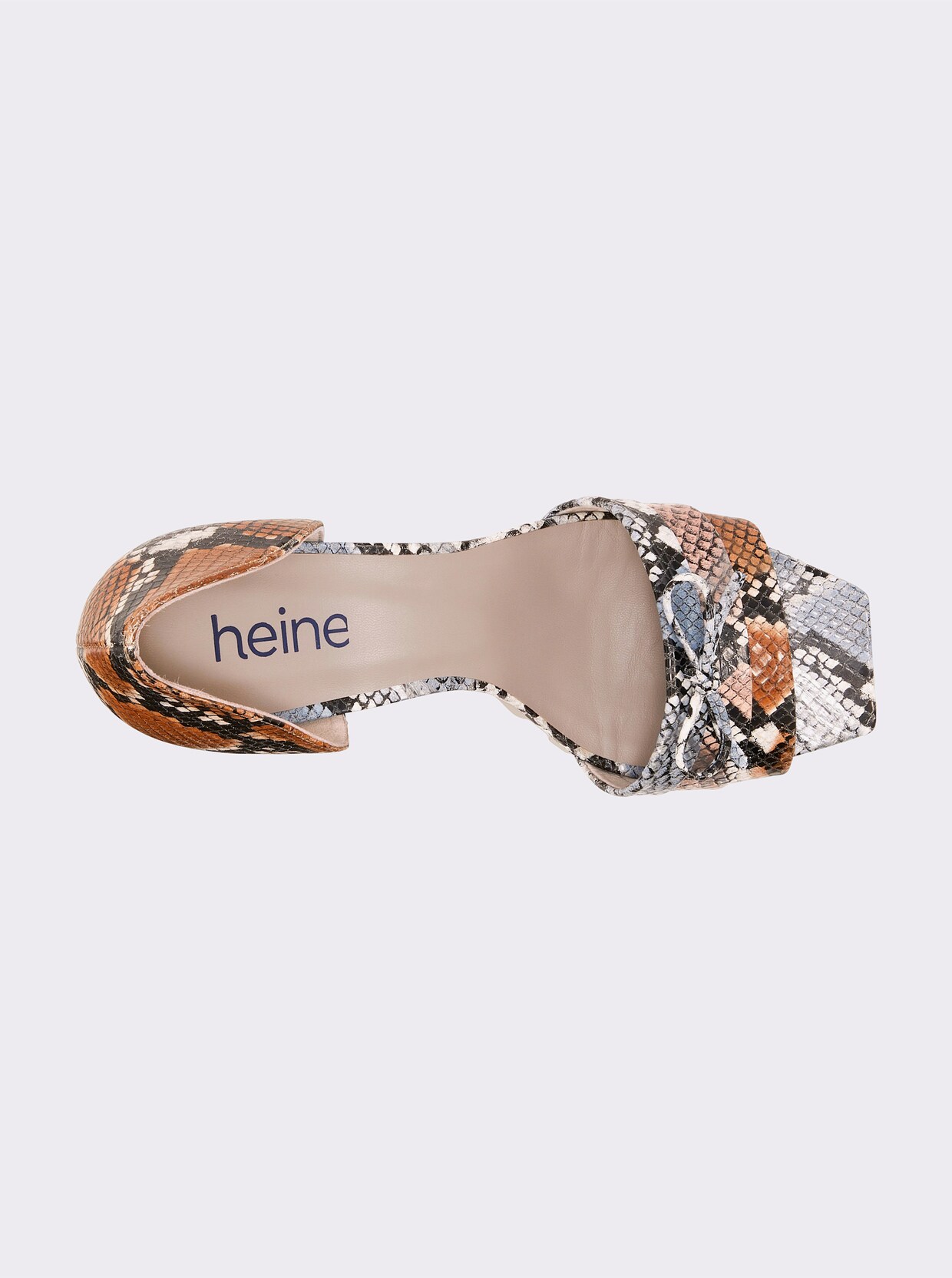 heine Pumps - cognac-bleu-rose