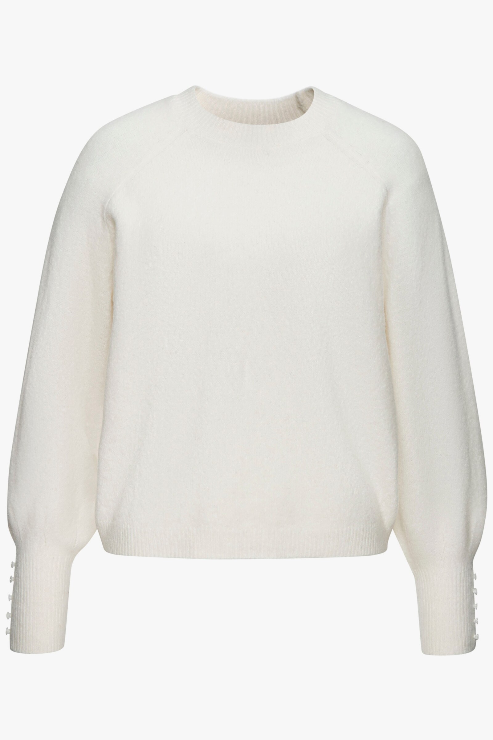 LASCANA Rundhalspullover - creme
