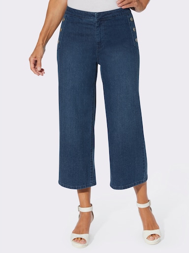 Culotte - blue-stonewashed