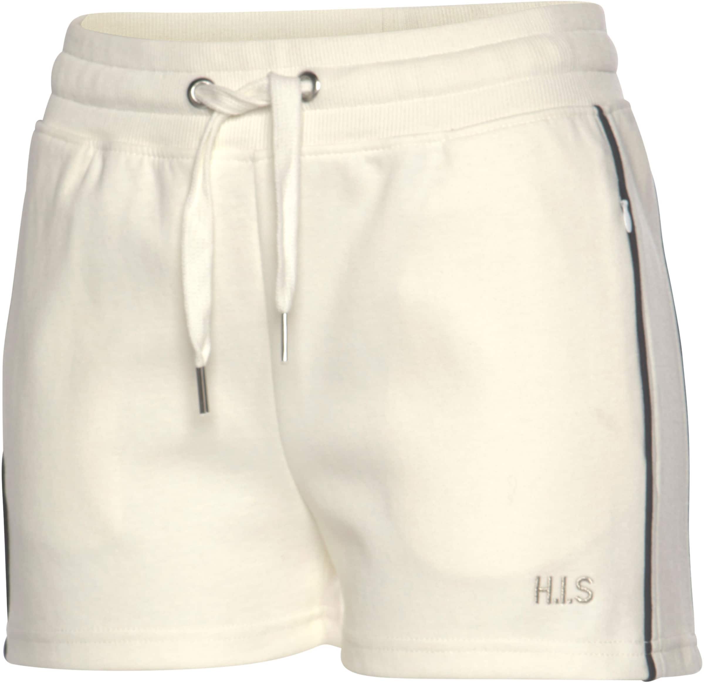 STREIFEN günstig Kaufen-Shorts in ecru von H.I.S. Shorts in ecru von H.I.S <![CDATA[Shorts von H.I.S. Seitliche Streifen entlang der Beine. Praktische Eingrifftaschen. Kordelzug zum regulieren der Weite. Aus 60% Baumwolle , 40% Polyester.]]>. 