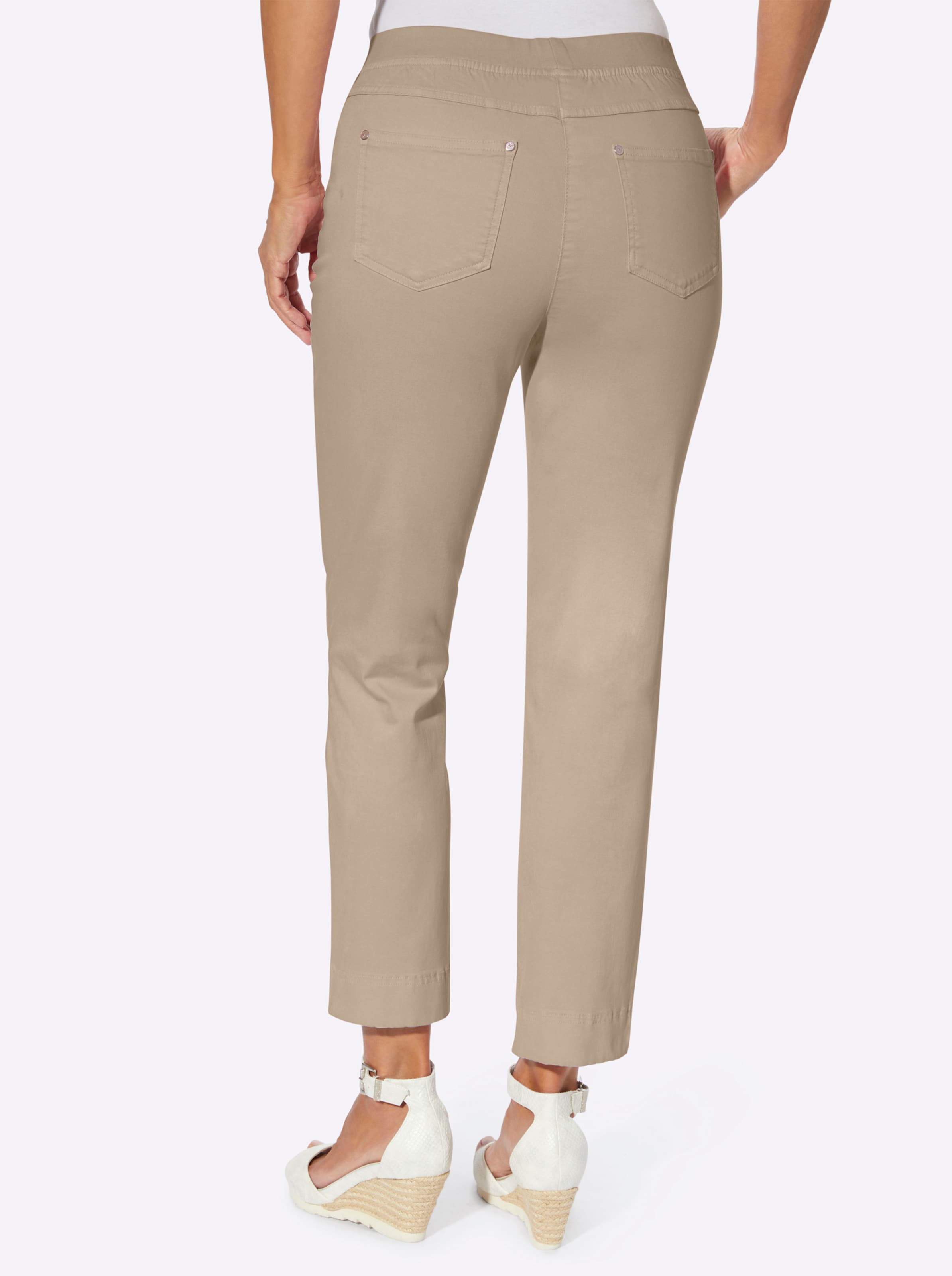 Sheego Damen Beige 7/8-Jeans - Bild 2
