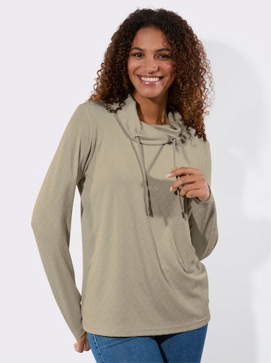 Rollkragenshirt - schlamm