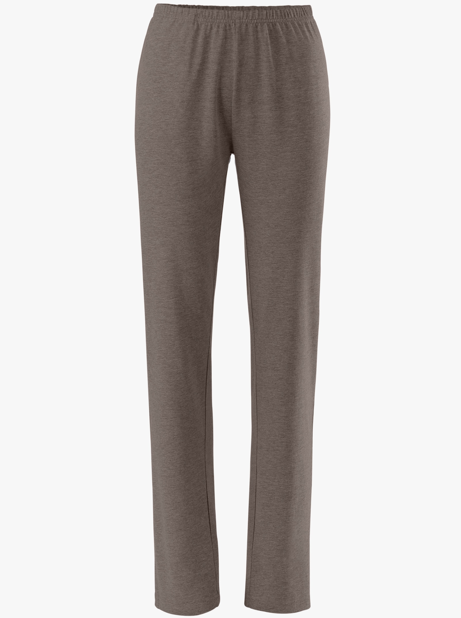 Freizeithose mit Rundum-Dehnbund - petrol + taupe