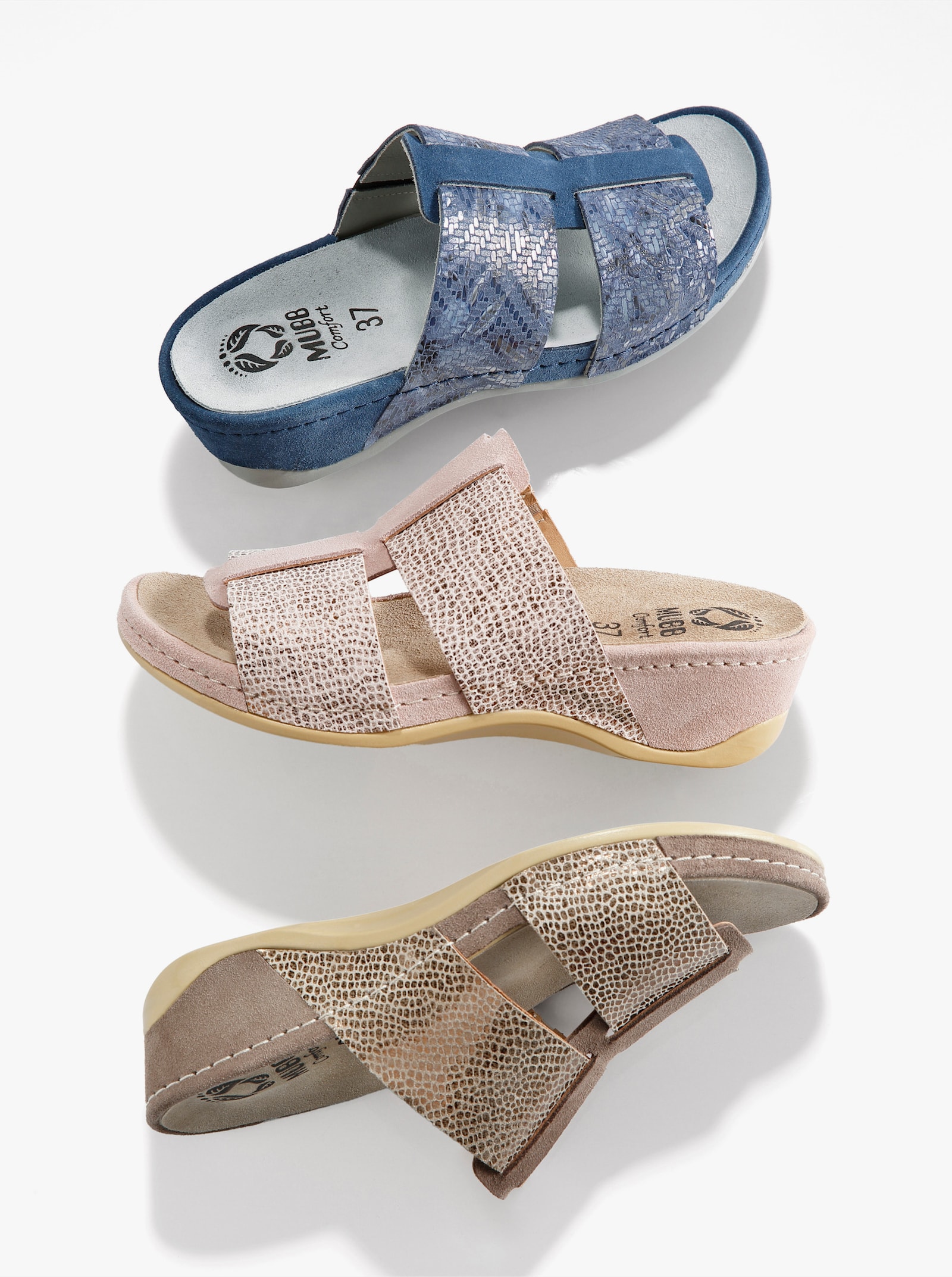 Mubb Pantolette , trittdämpfend ausgerüstet - rosé