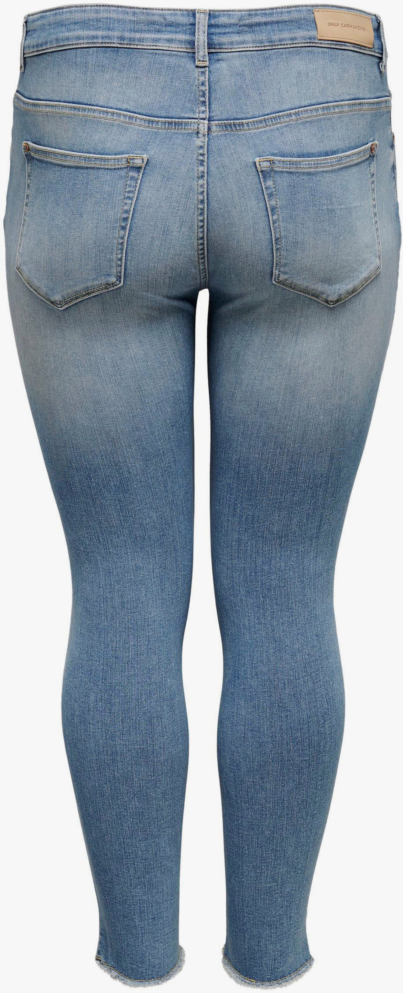 ONLY CARMAKOMA Skinny-fit-Jeans - light blue denim