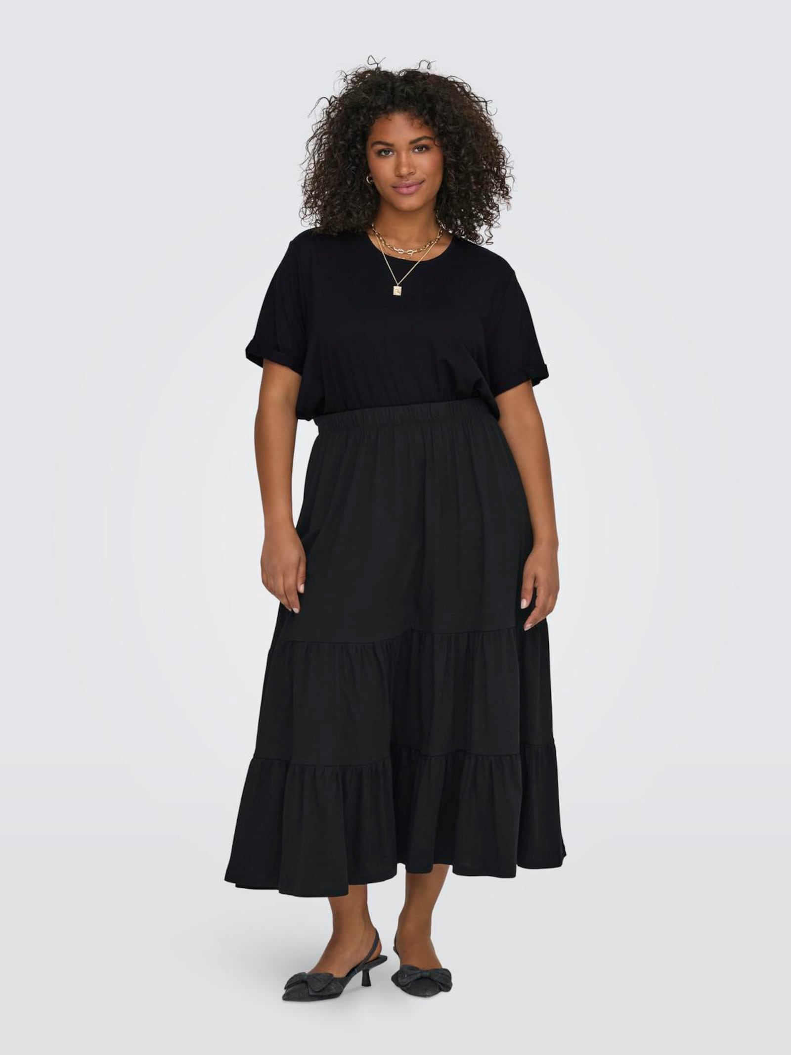 Kurzarmshirt - black