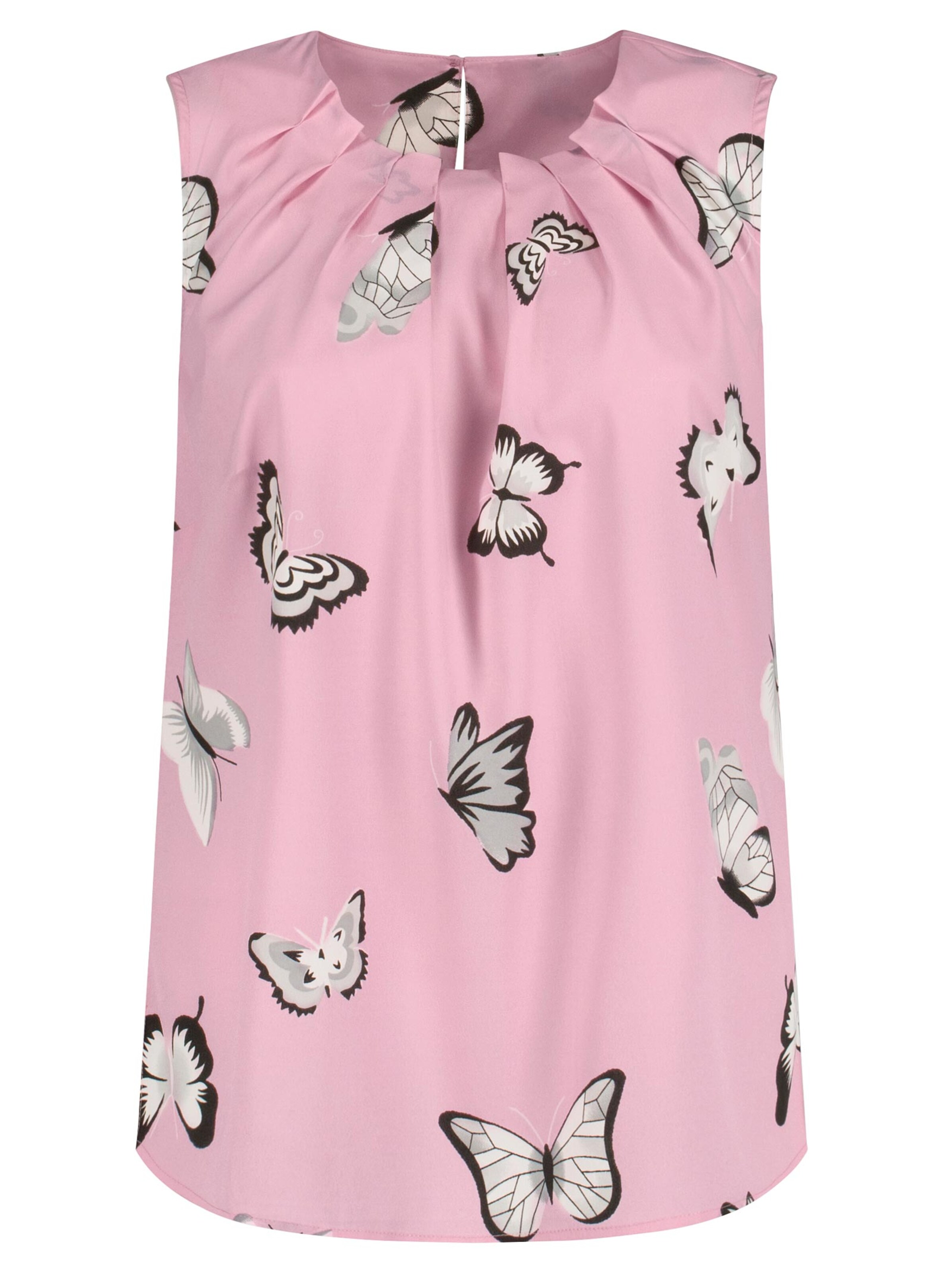 Blusentop - rosé-bedruckt