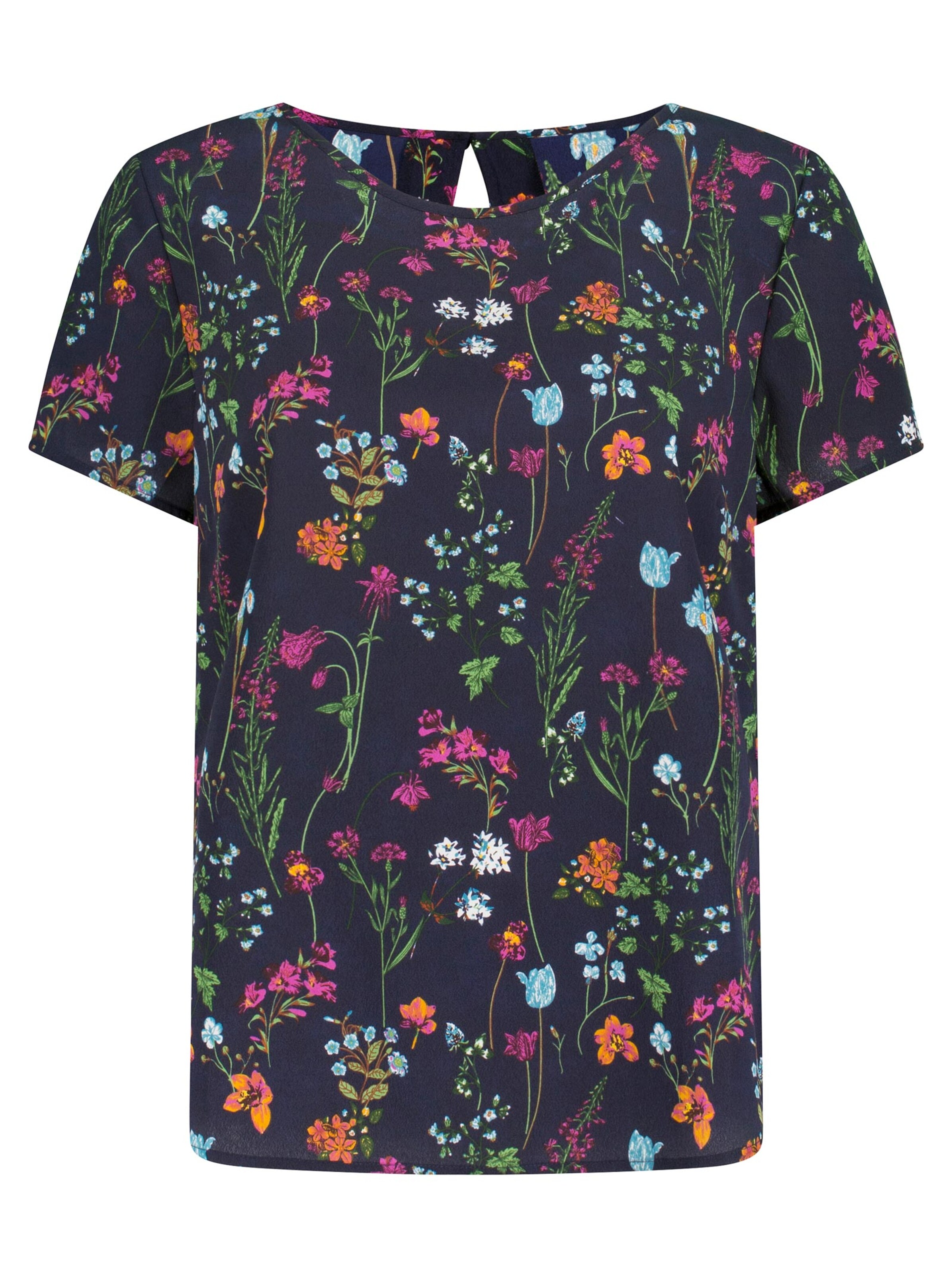 Bluse - marine-bedruckt