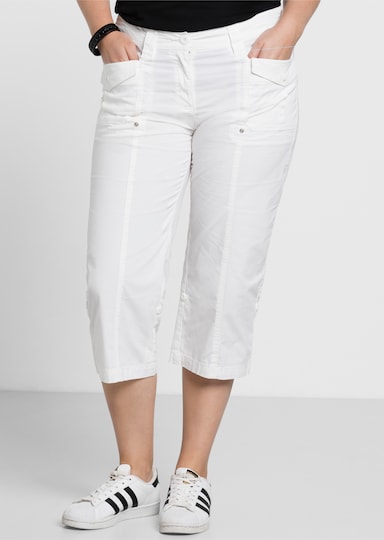 sheego 3/4-Hose - weiß