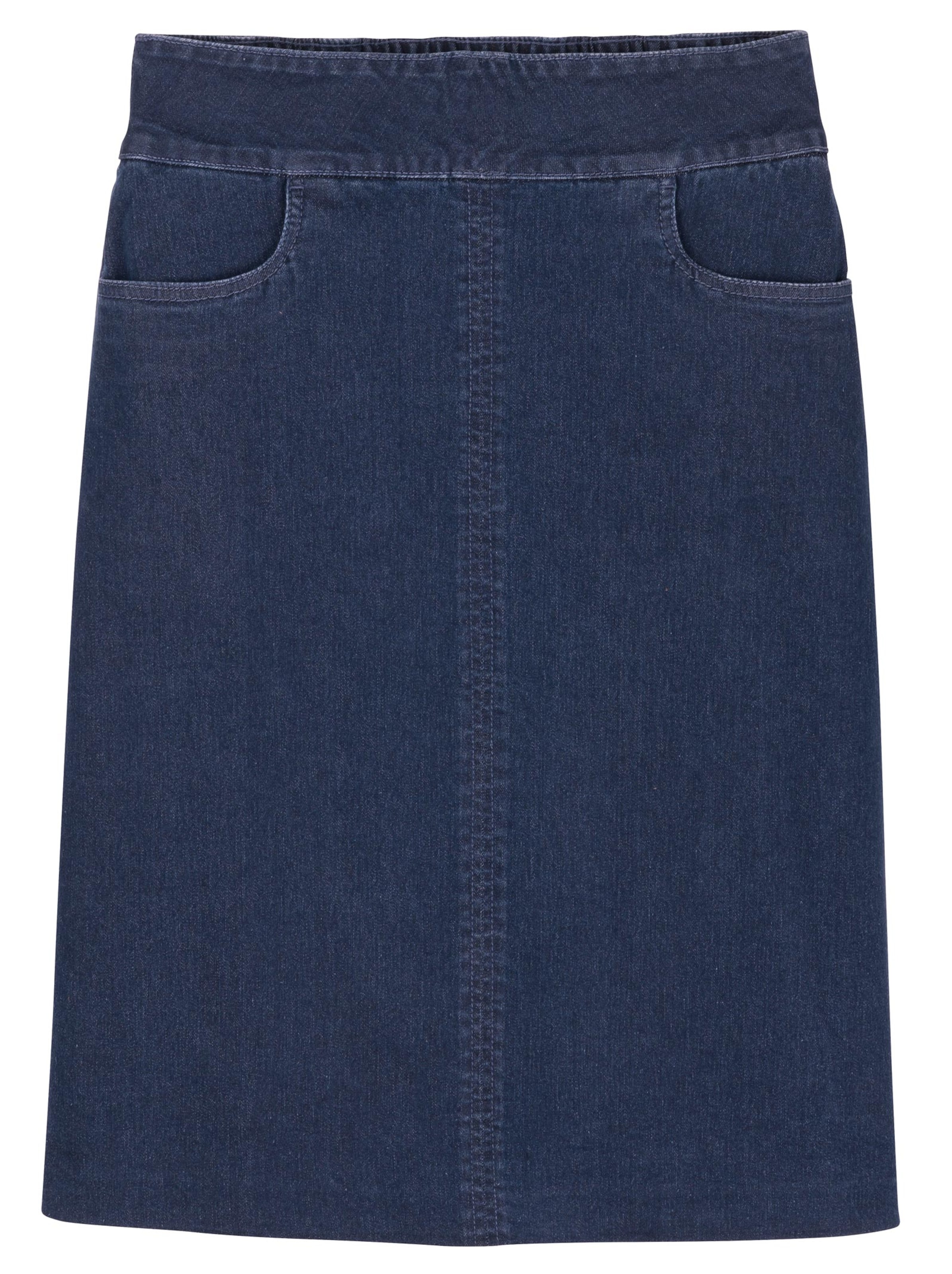 Jeans-Rock - blue-stone-washed