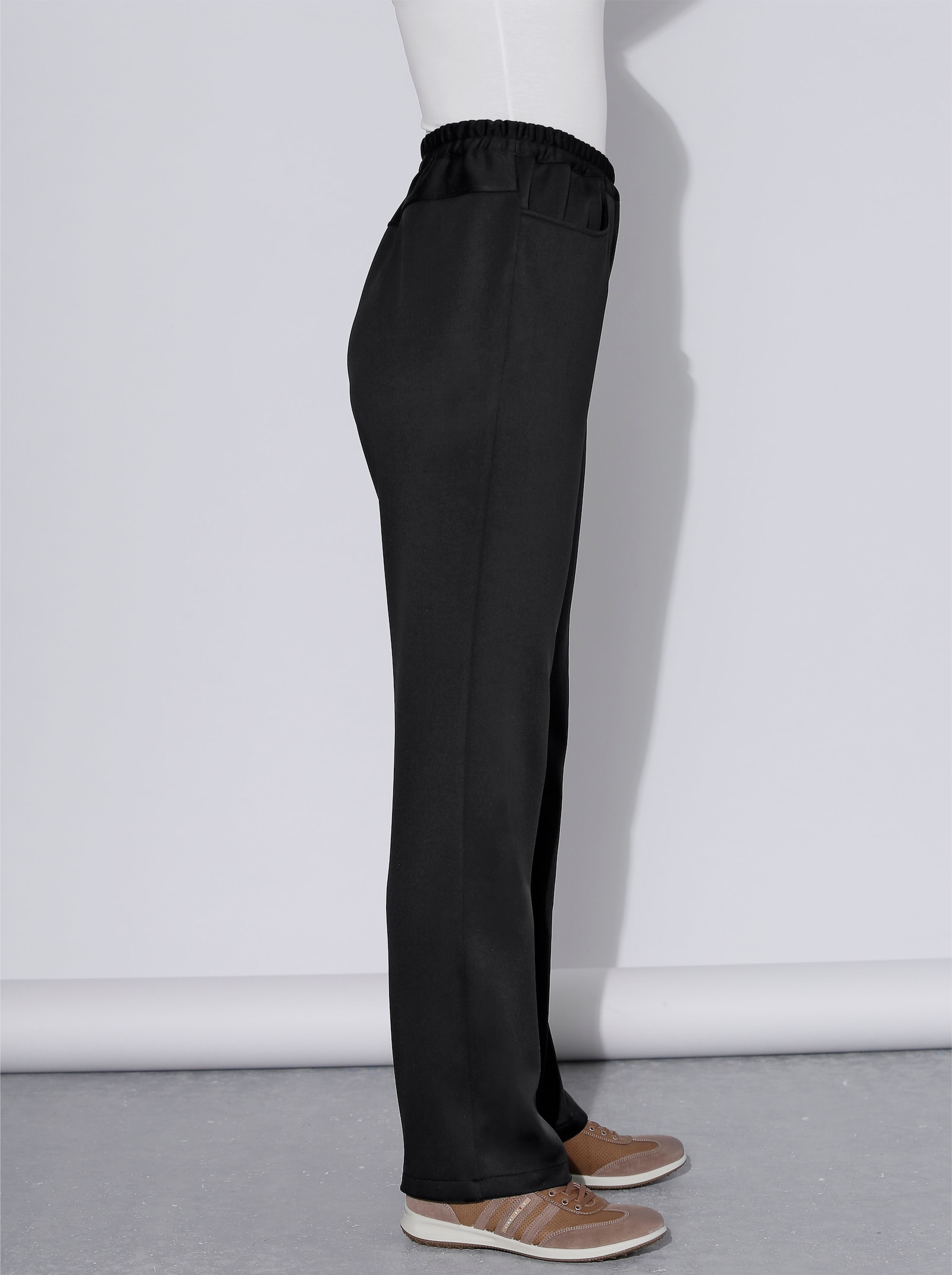 Thermohose mit Fleece-Futter - schwarz