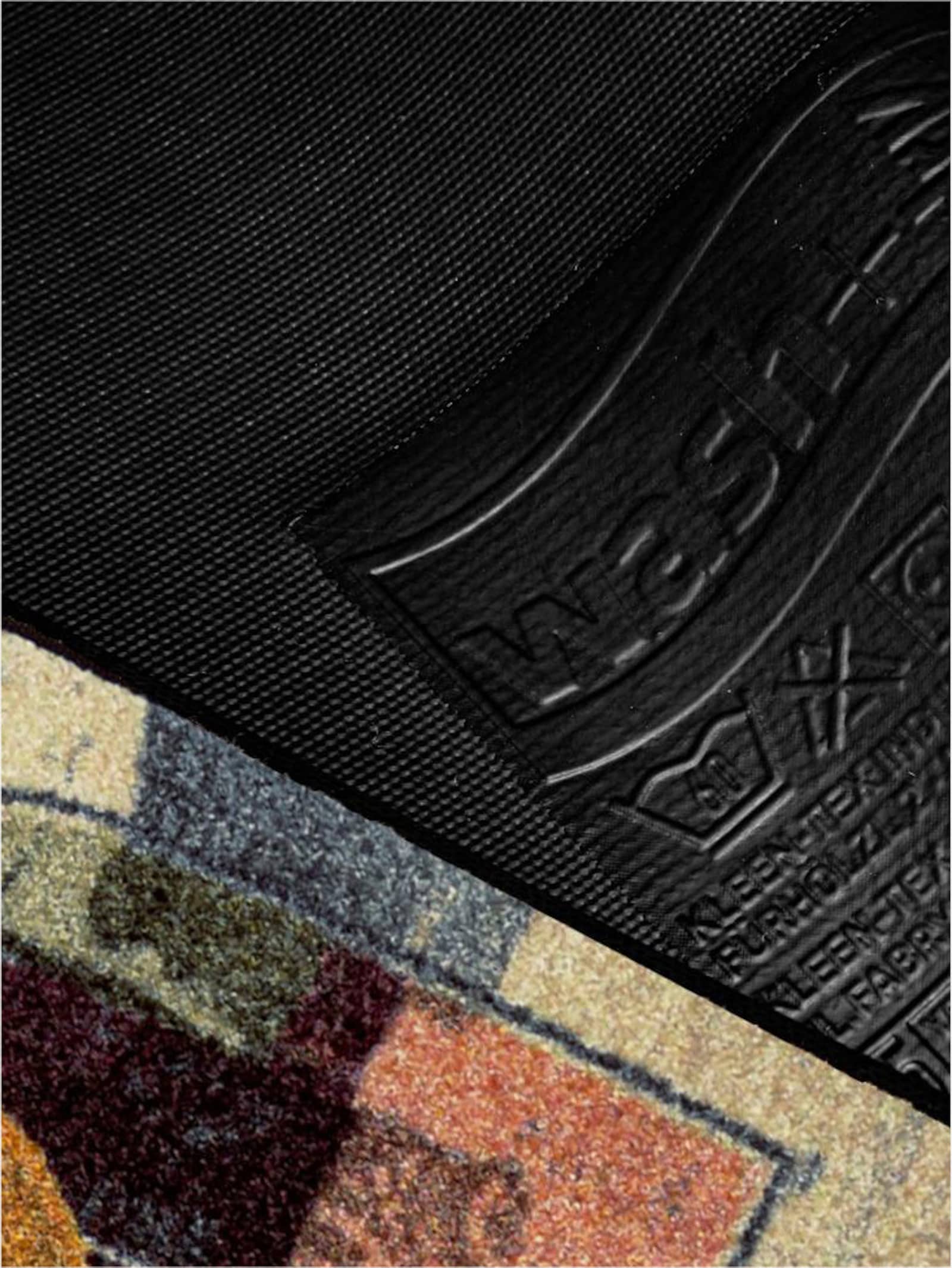 wash+dry by Kleen-Tex Fußmatte - ecru-grau-gemustert