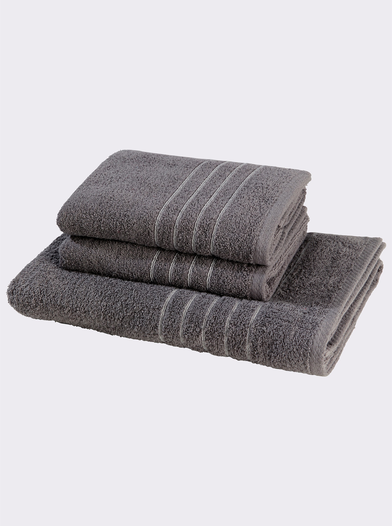wäschepur Handtuch - grau