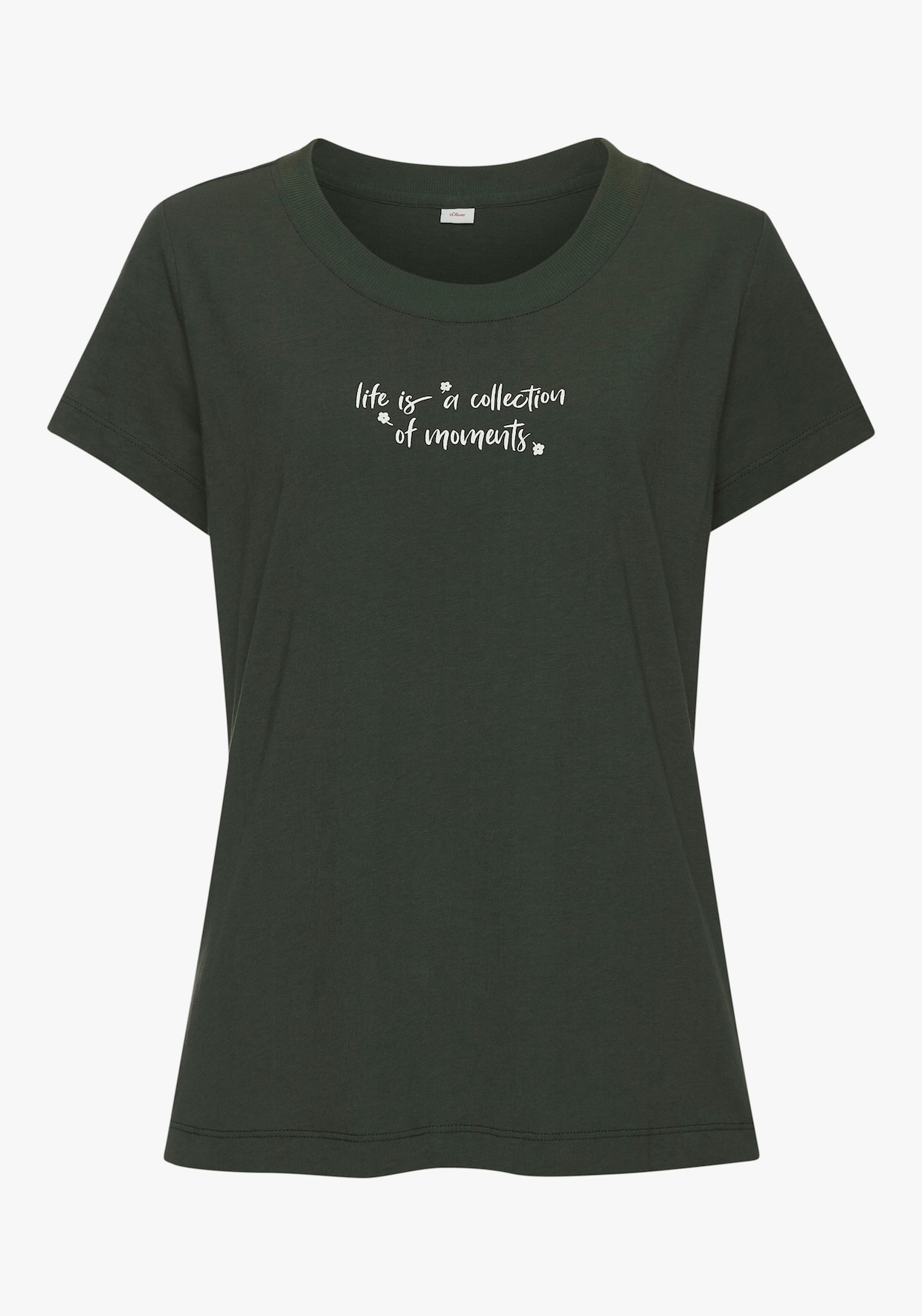 s.Oliver Haut de pyjama - vert foncé