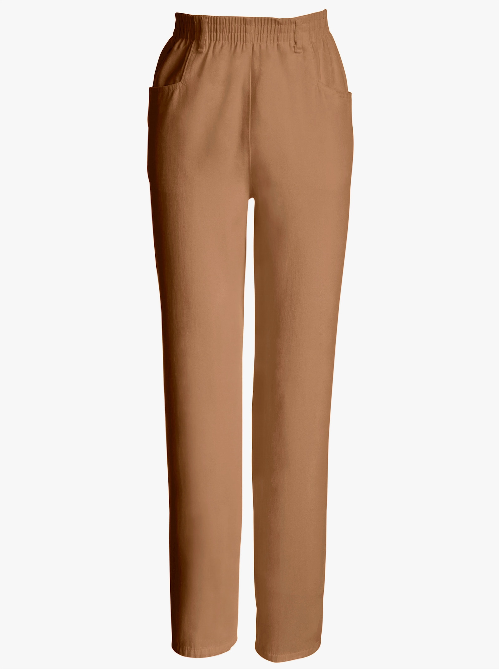 Schlupfhose aus Baumwolle, pflegeleicht - camel