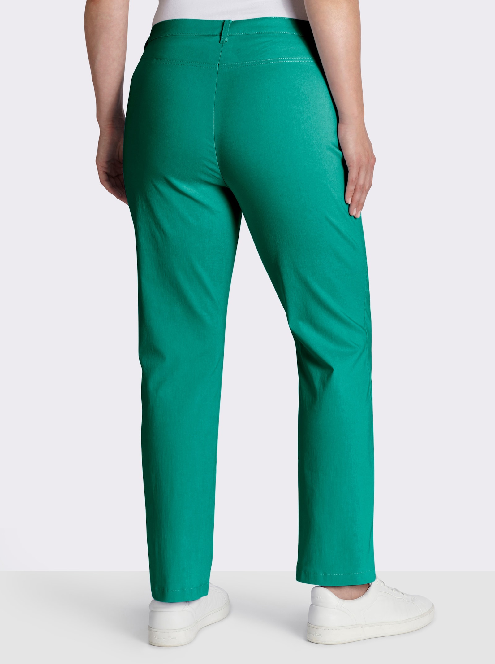 Stehmann Comfort line Stretch-Hose mit Zier-Taschen vorne - smaragdgrün