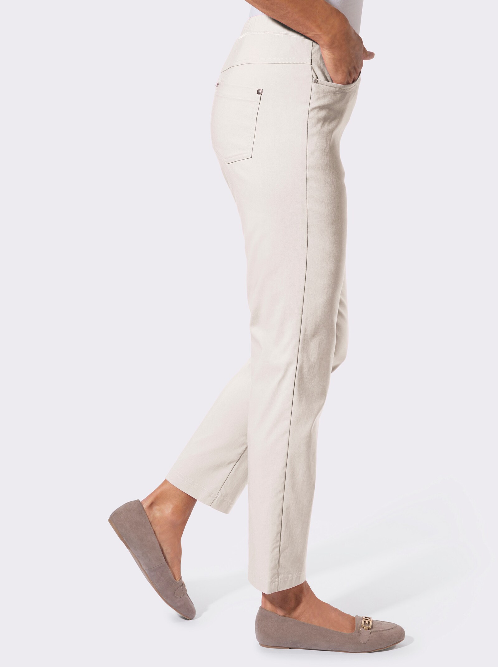 Bengalinhose in Schlupfform - weiß