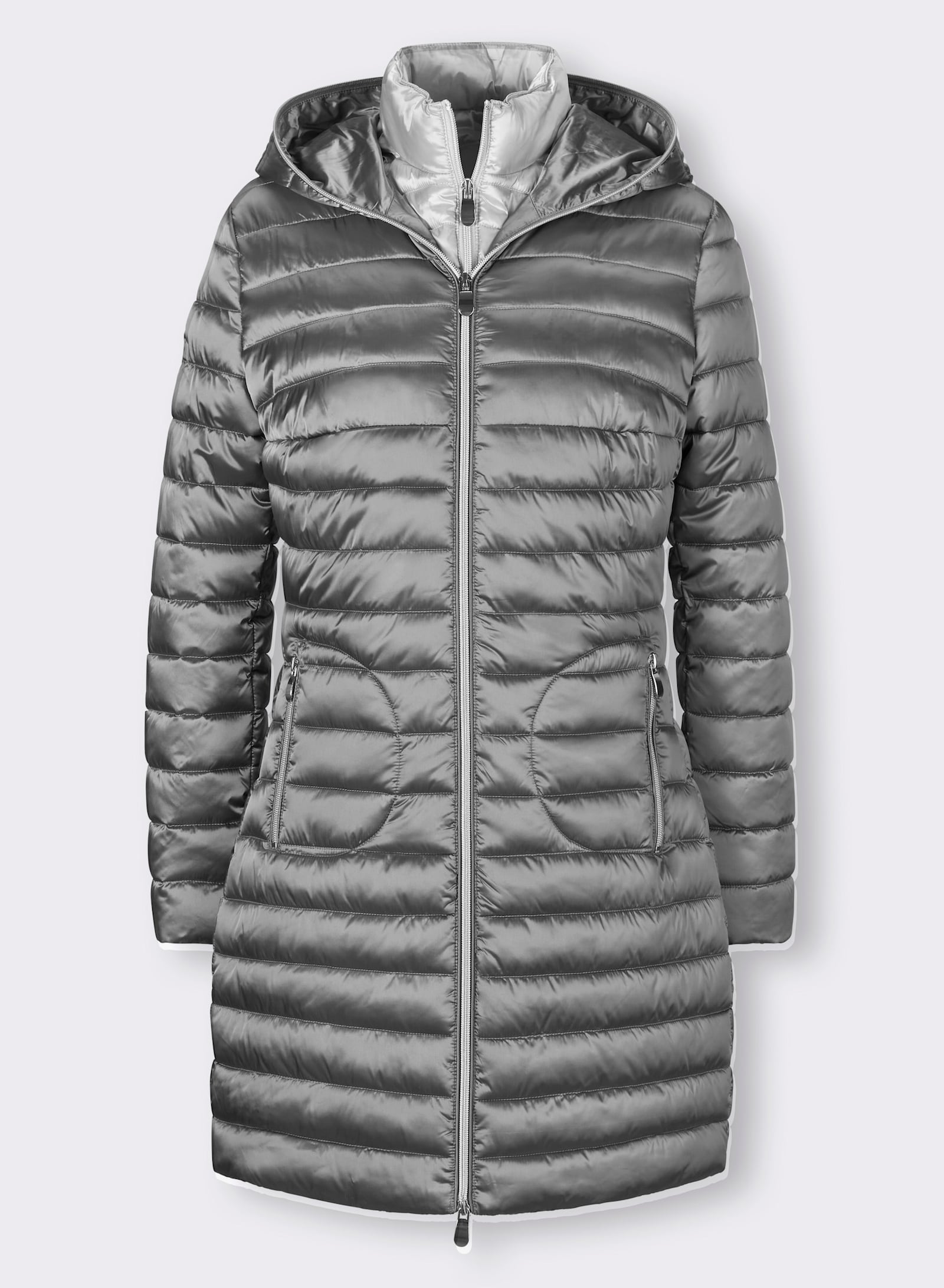 heine Veste matelassée avec empiècement amovible - anthracite-gris pierre