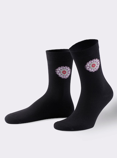 wäschepur Socken - schwarz