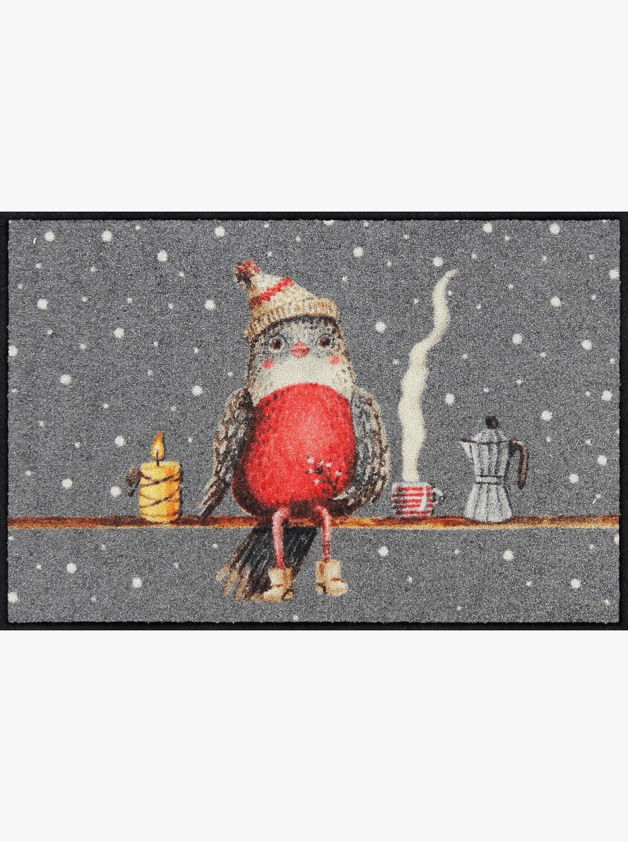 Salonloewe Fußmatte - grau-bunt