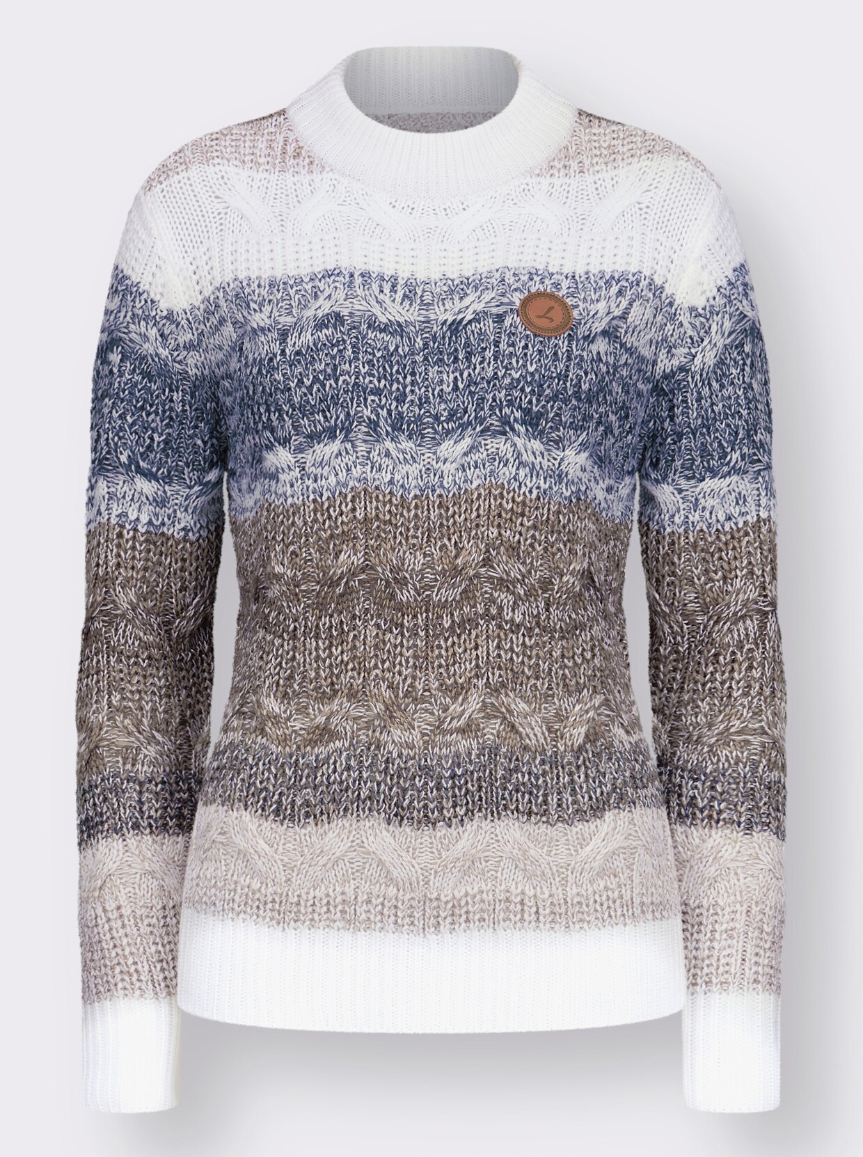 Pullover - sesam-weiss-meliert