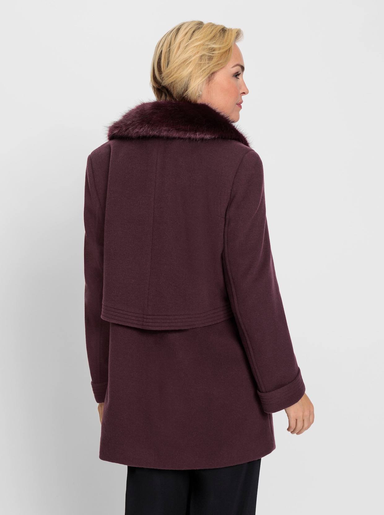 Longjacke - bordeaux