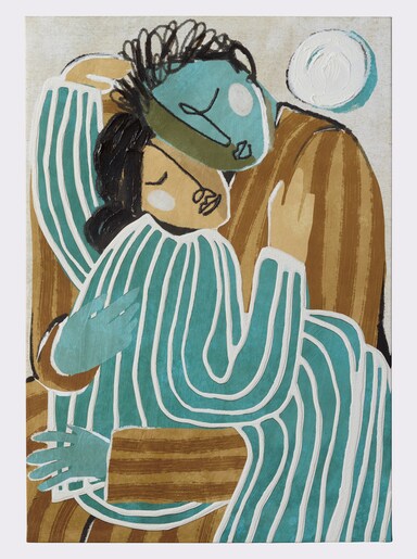 heine home Bild - natur-türkis