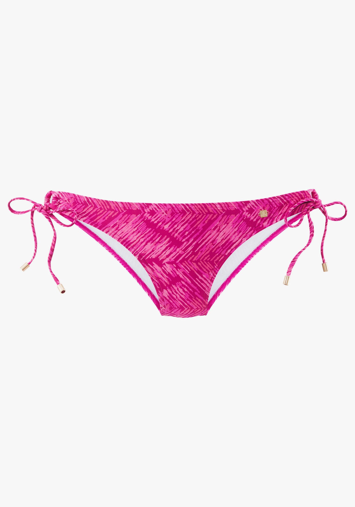 JETTE Bikinibroekje - bessenrood bedrukt